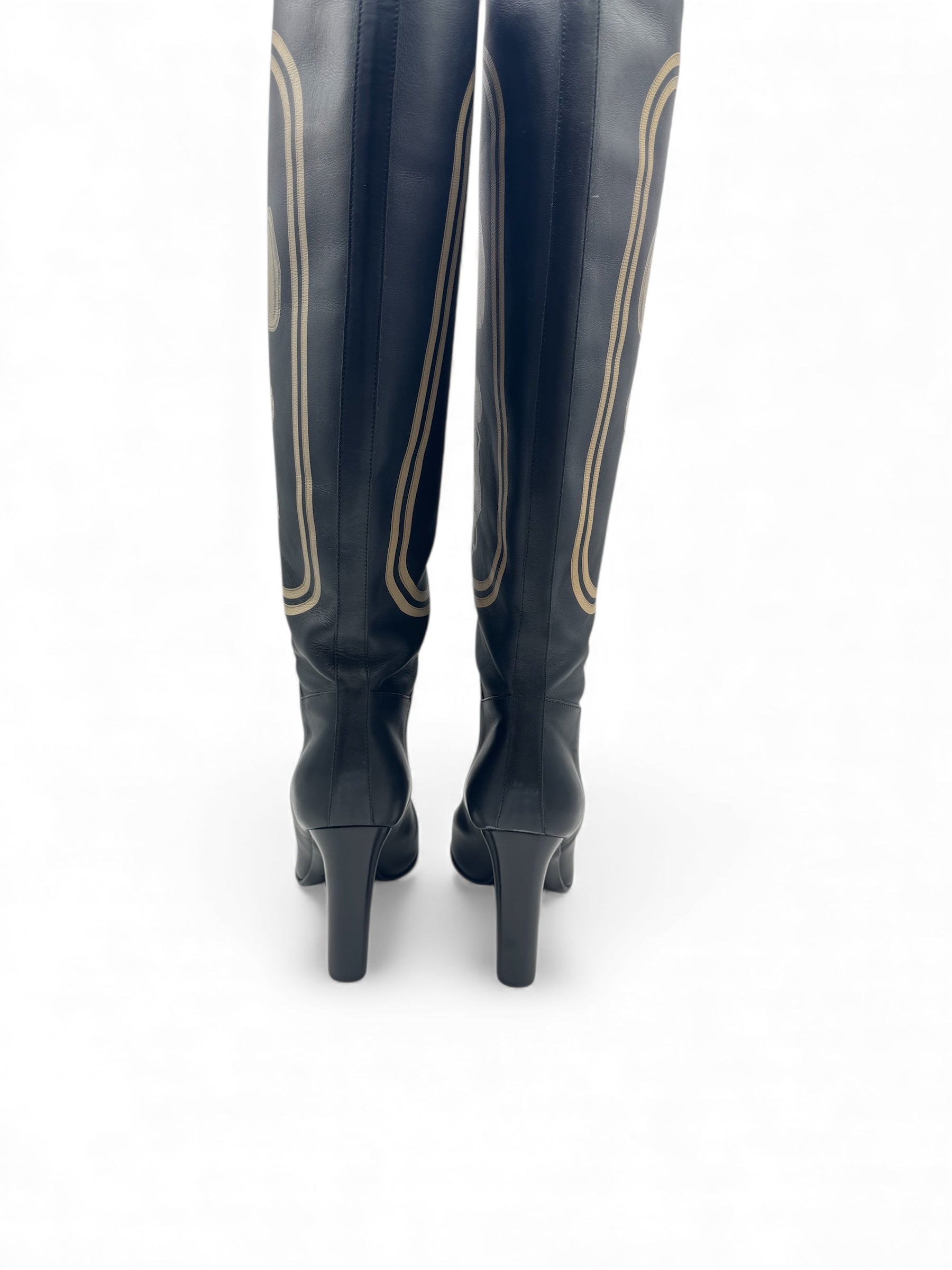 Hermès - Bottes Brides de Gala T36