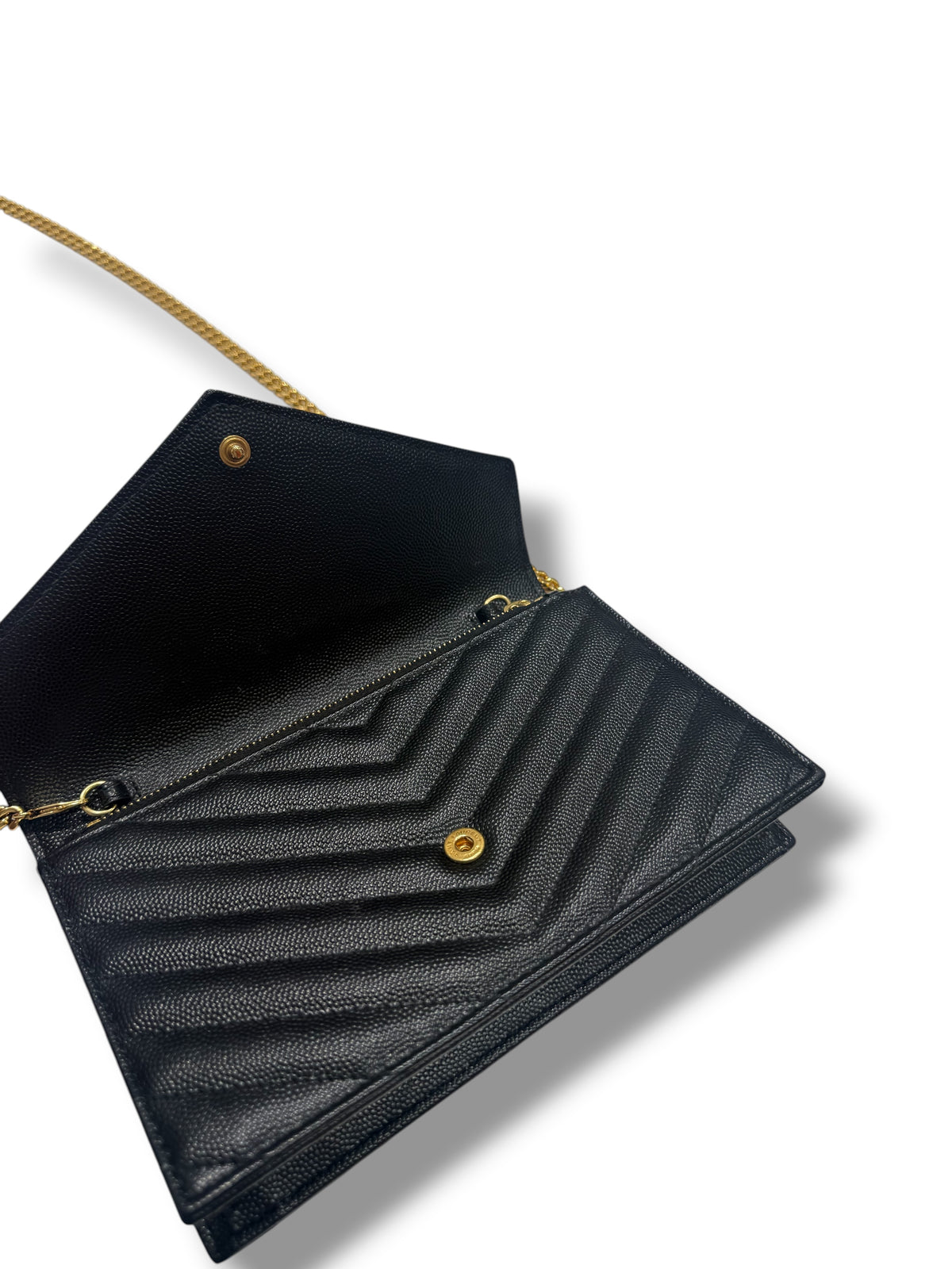 Saint Laurent - Cassandre wallet, black