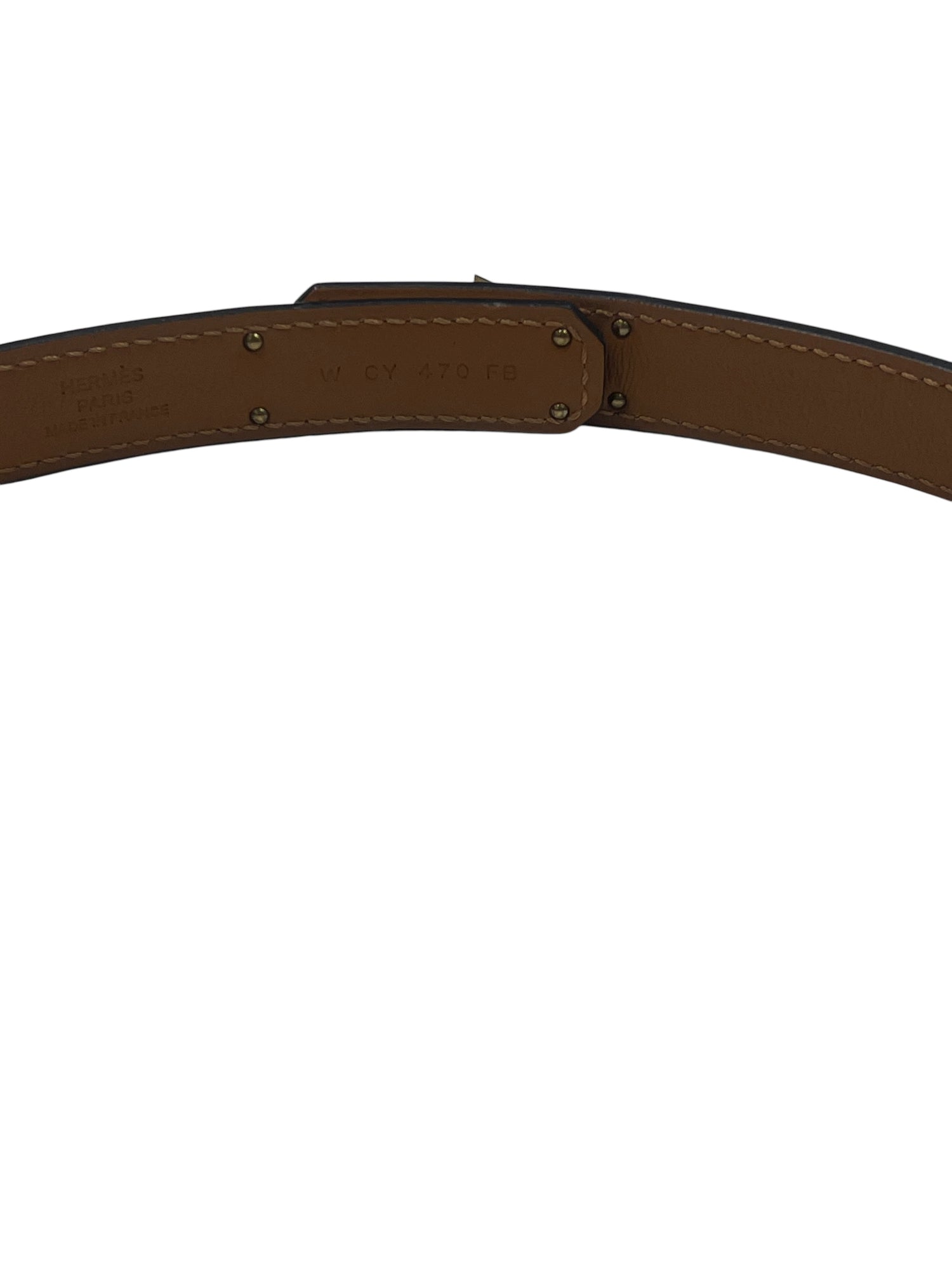 Hermès - ceinture Kelly Gold GHW