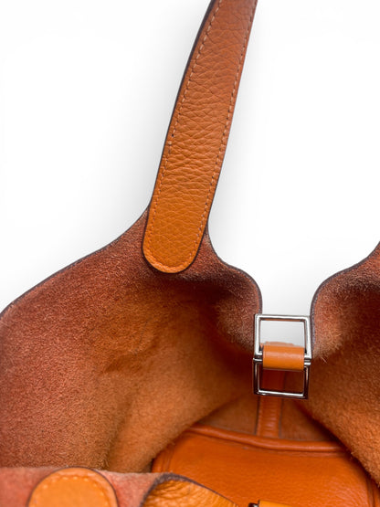 Hermès - Sac Picotin 18 vintage orange