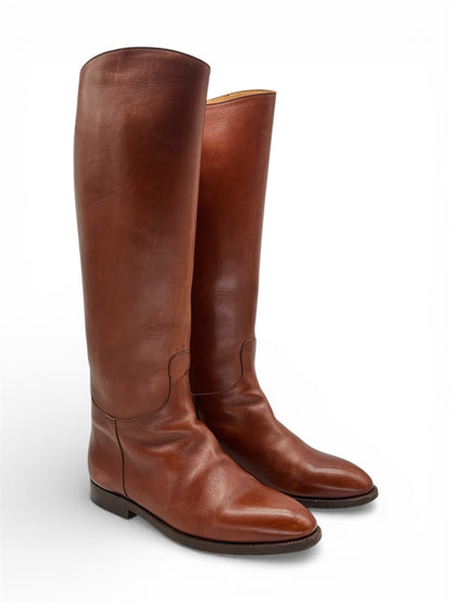Hermès - Bottes cavalières en cuir T38