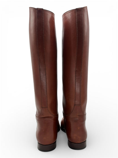 Hermès - Bottes cavalières en cuir T38