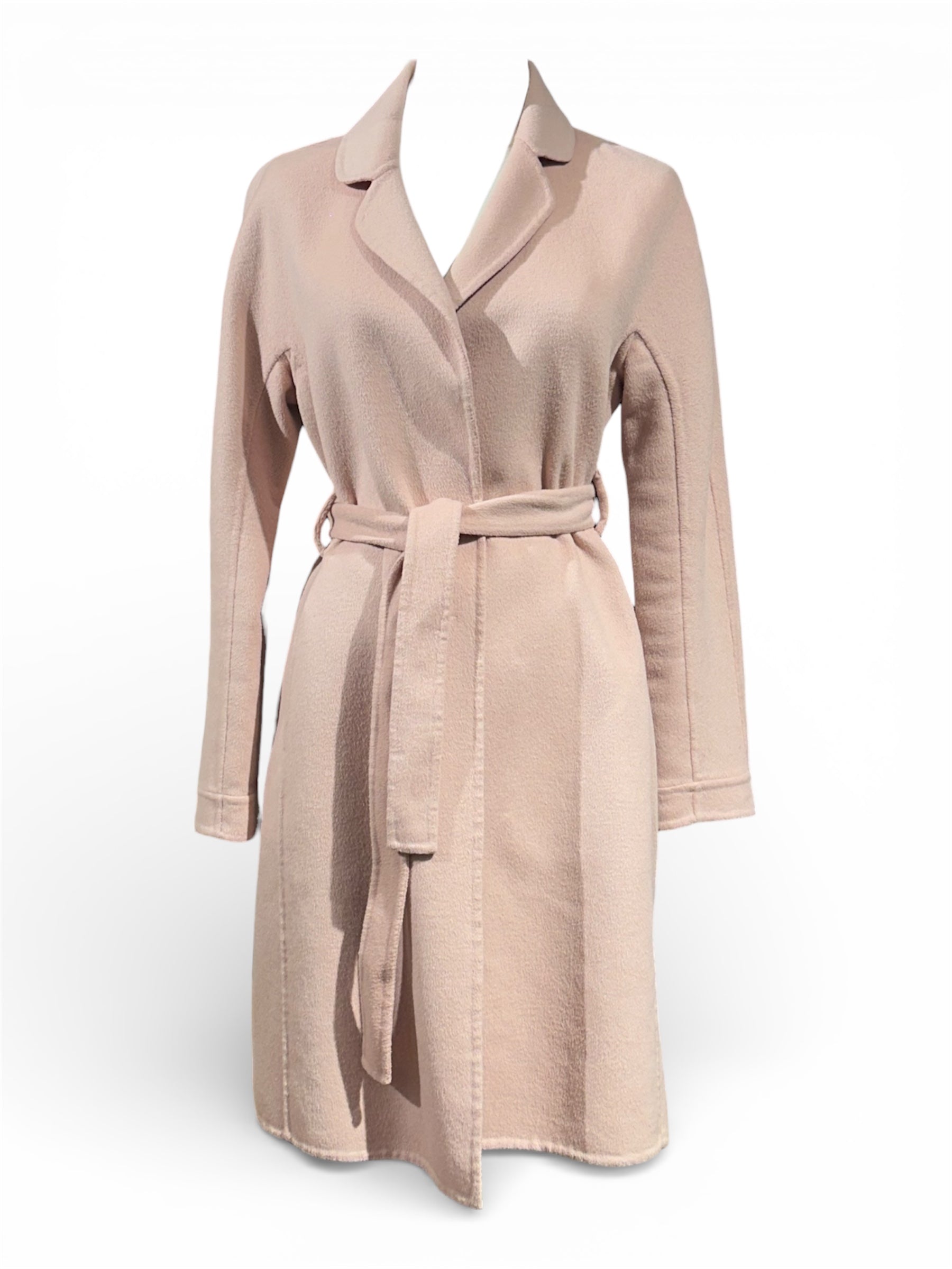 Max et Moi - Manteau rose en laine TM