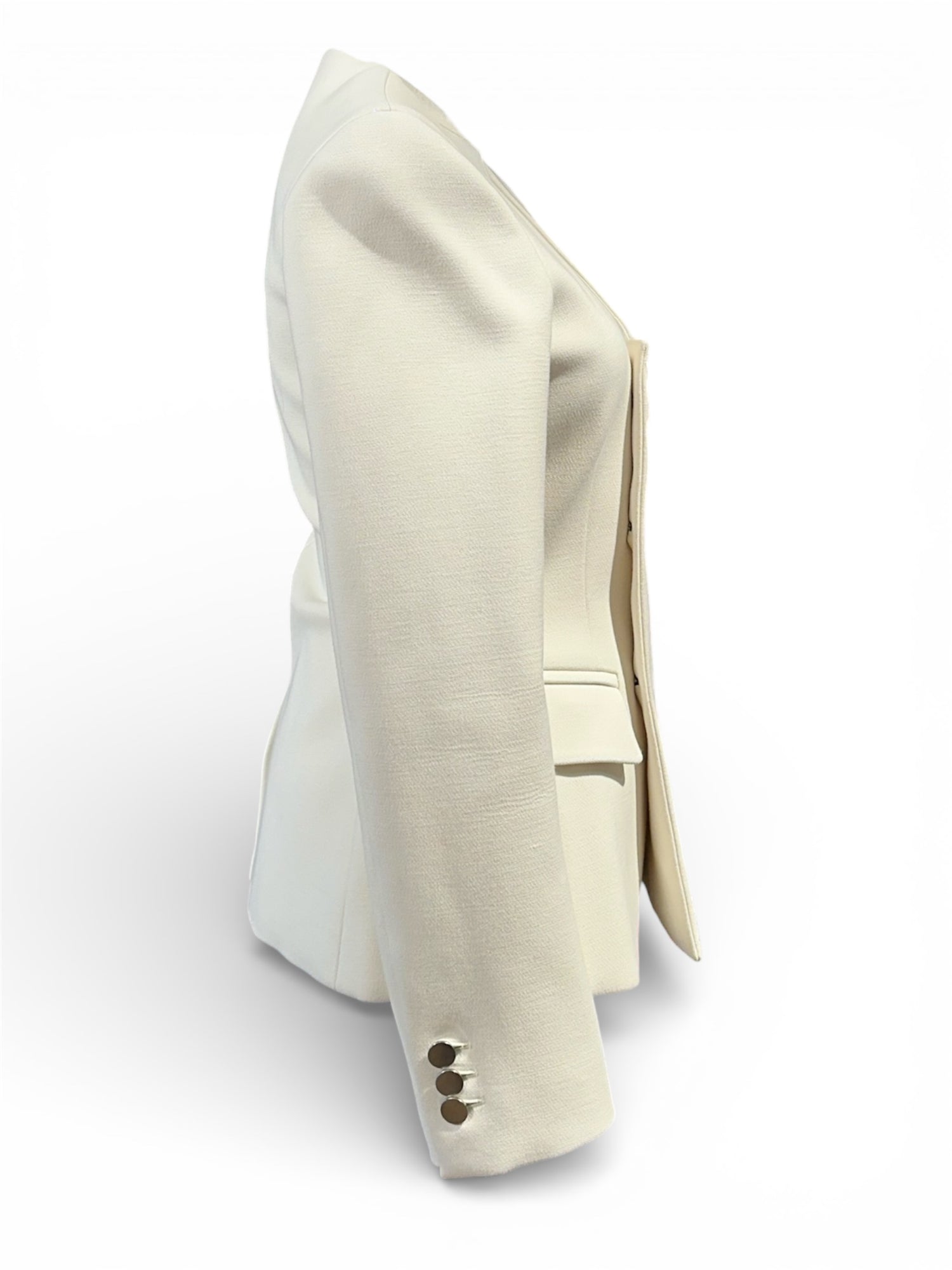 Bottega Veneta - Veste cintré blanche T36