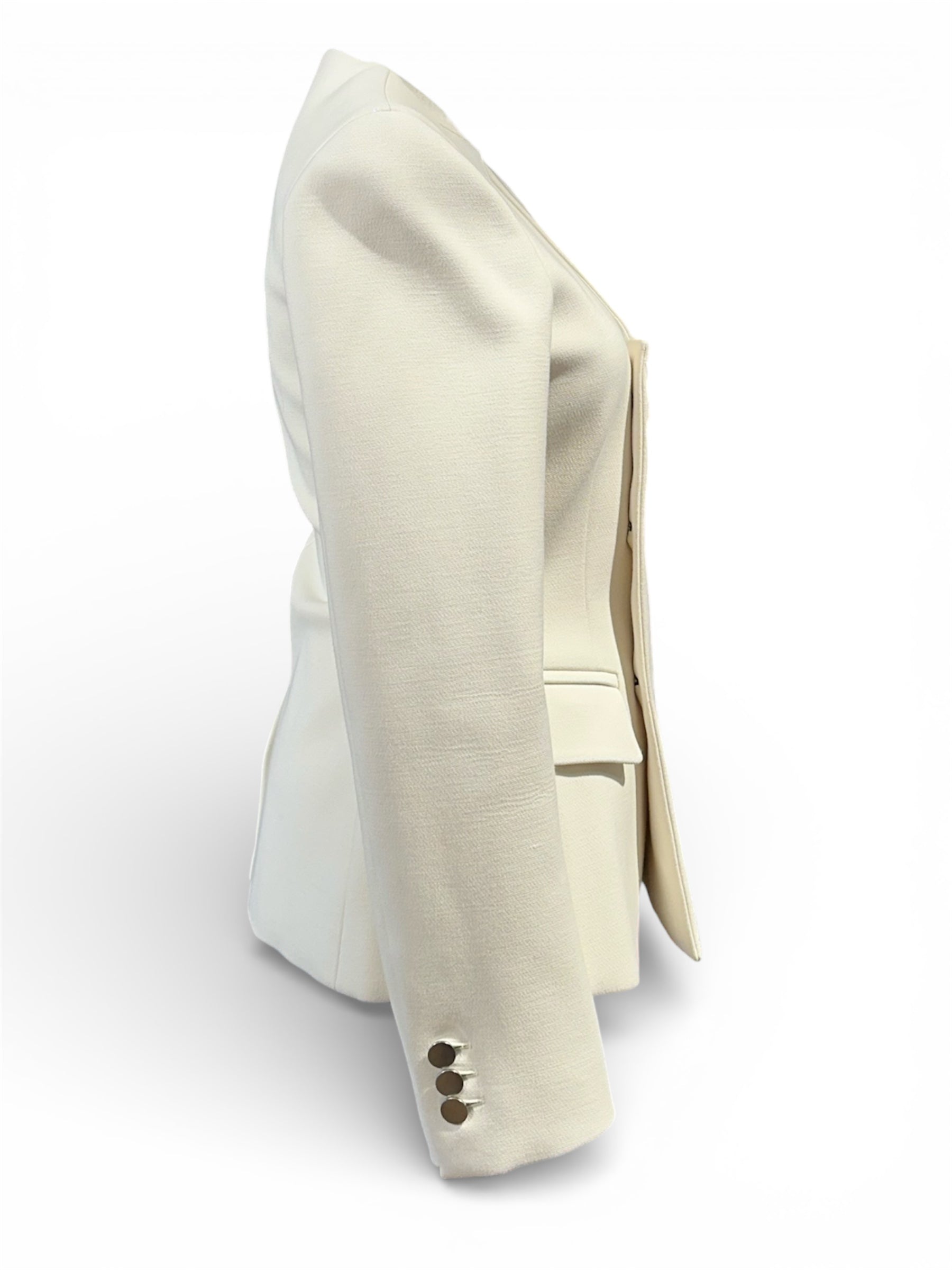 Bottega Veneta - Veste cintré blanche T36