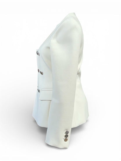 Bottega Veneta - Veste cintré blanche T36