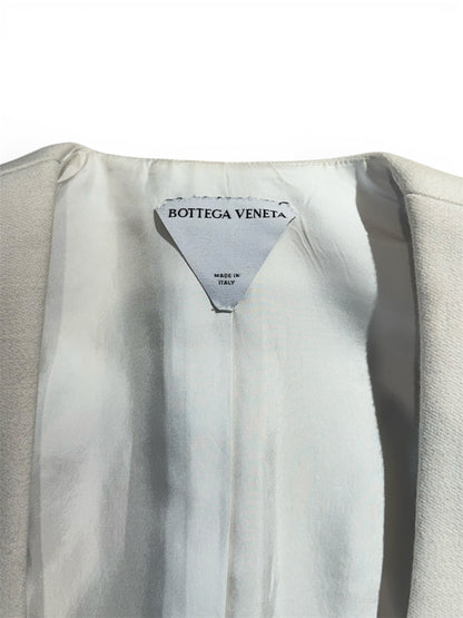 Bottega Veneta - Veste cintré blanche T36