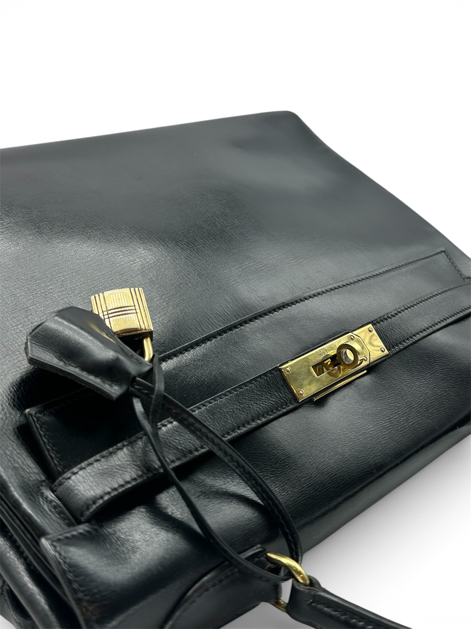 Hermès - Sac Kelly 32 Box noir