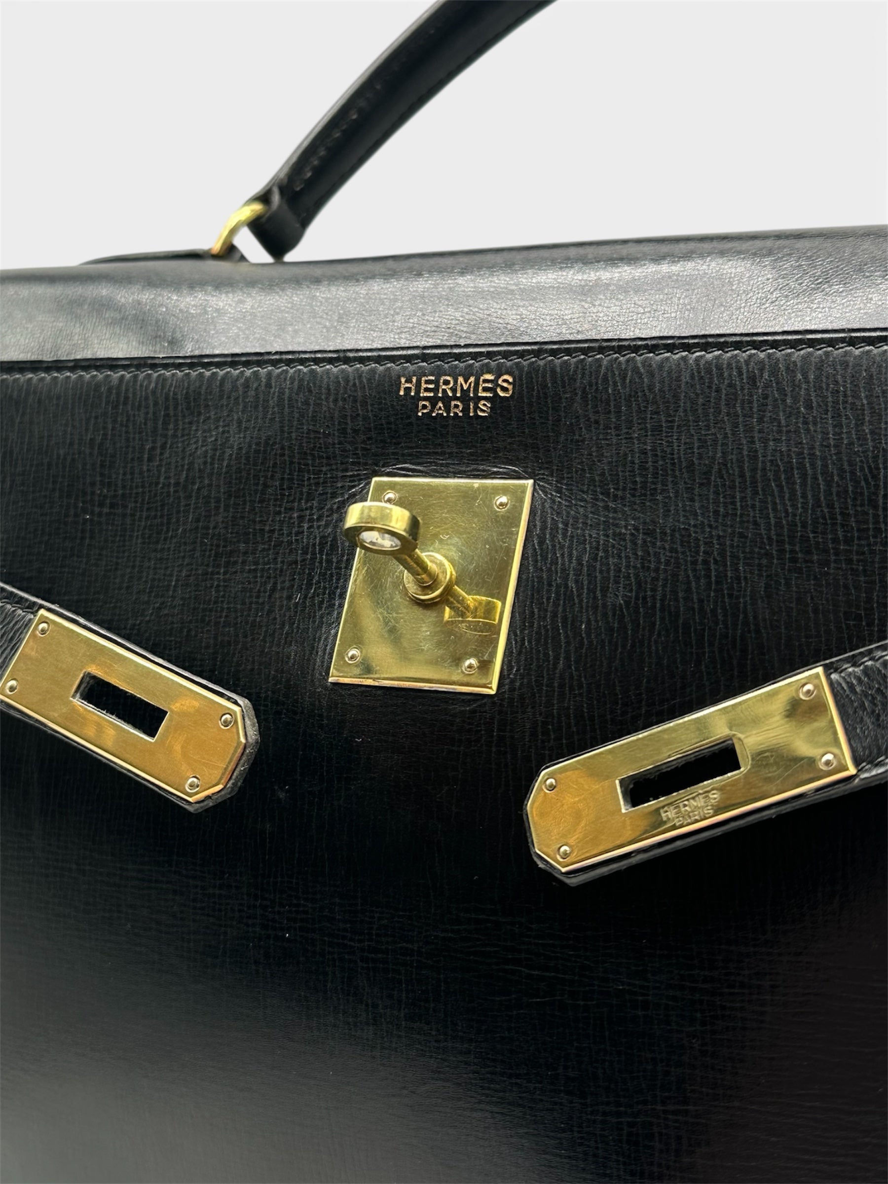 Hermès - Sac Kelly 32 Box noir