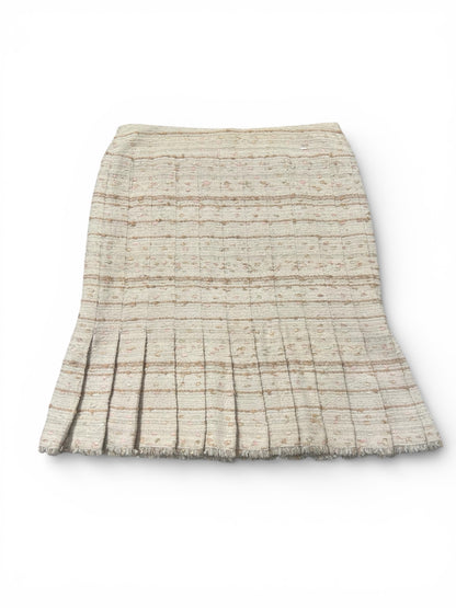 Chanel - Jupe en bouclette rose T38