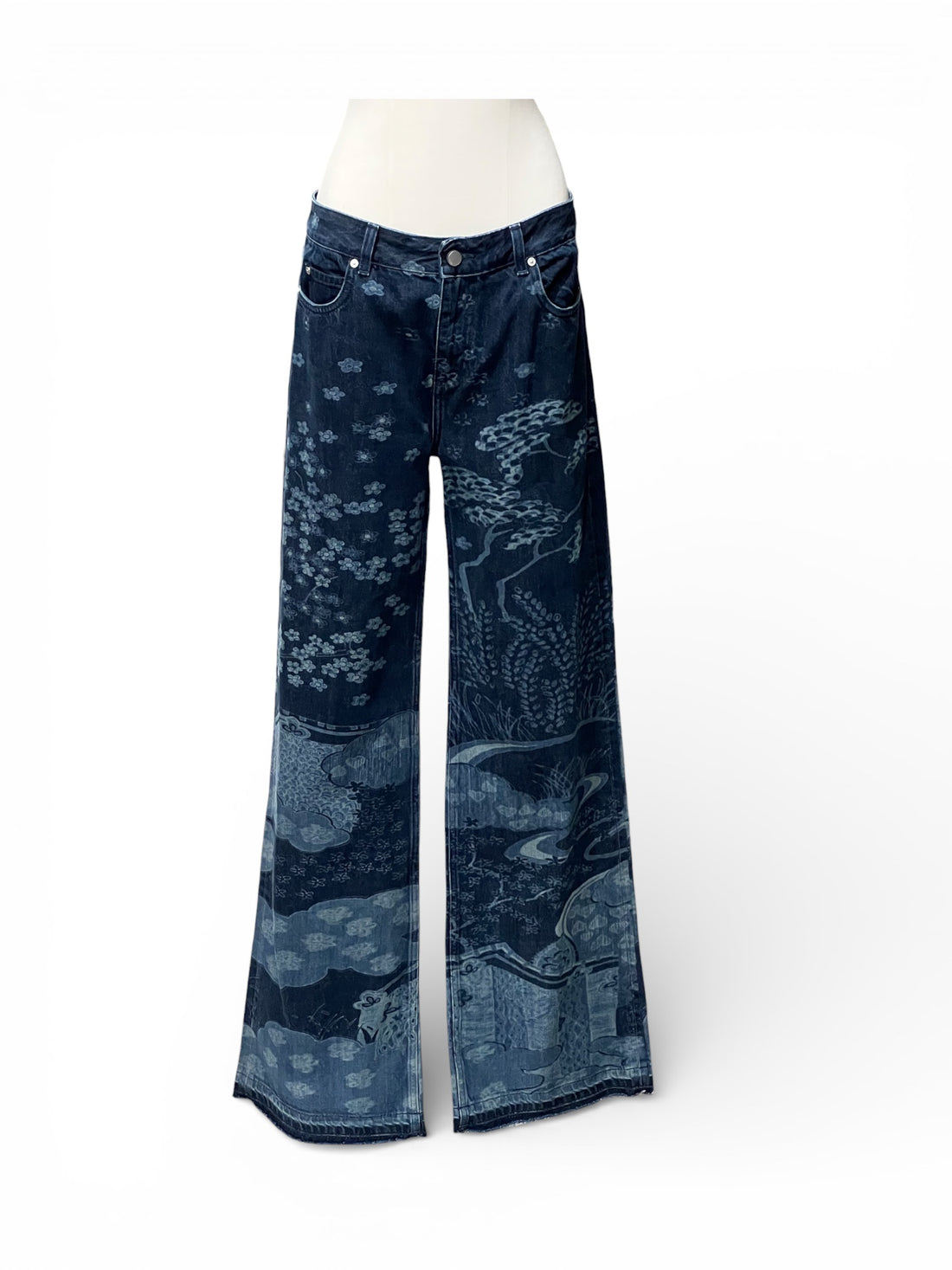 Valentino -  Jean Red Navy blue T46 IT