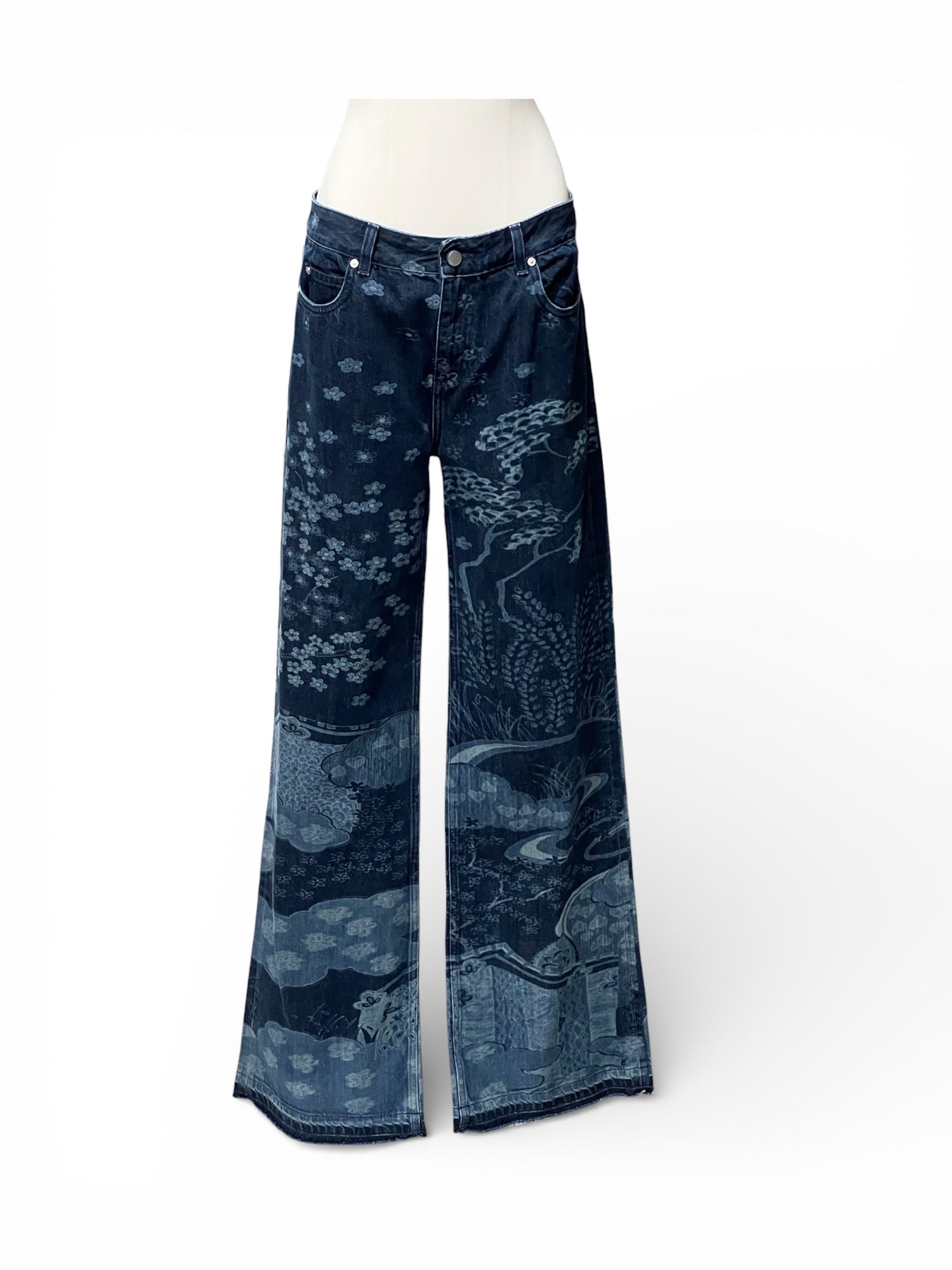 Valentino -  Jean Red Navy blue T46 IT