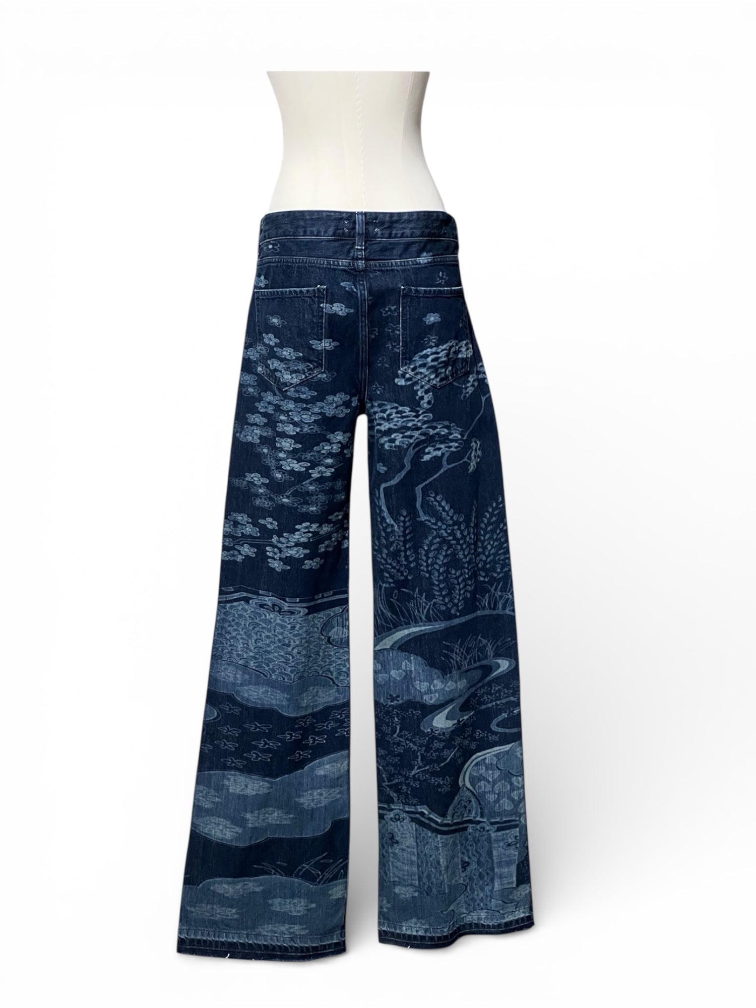 Valentino -  Jean Red Navy blue T46 IT