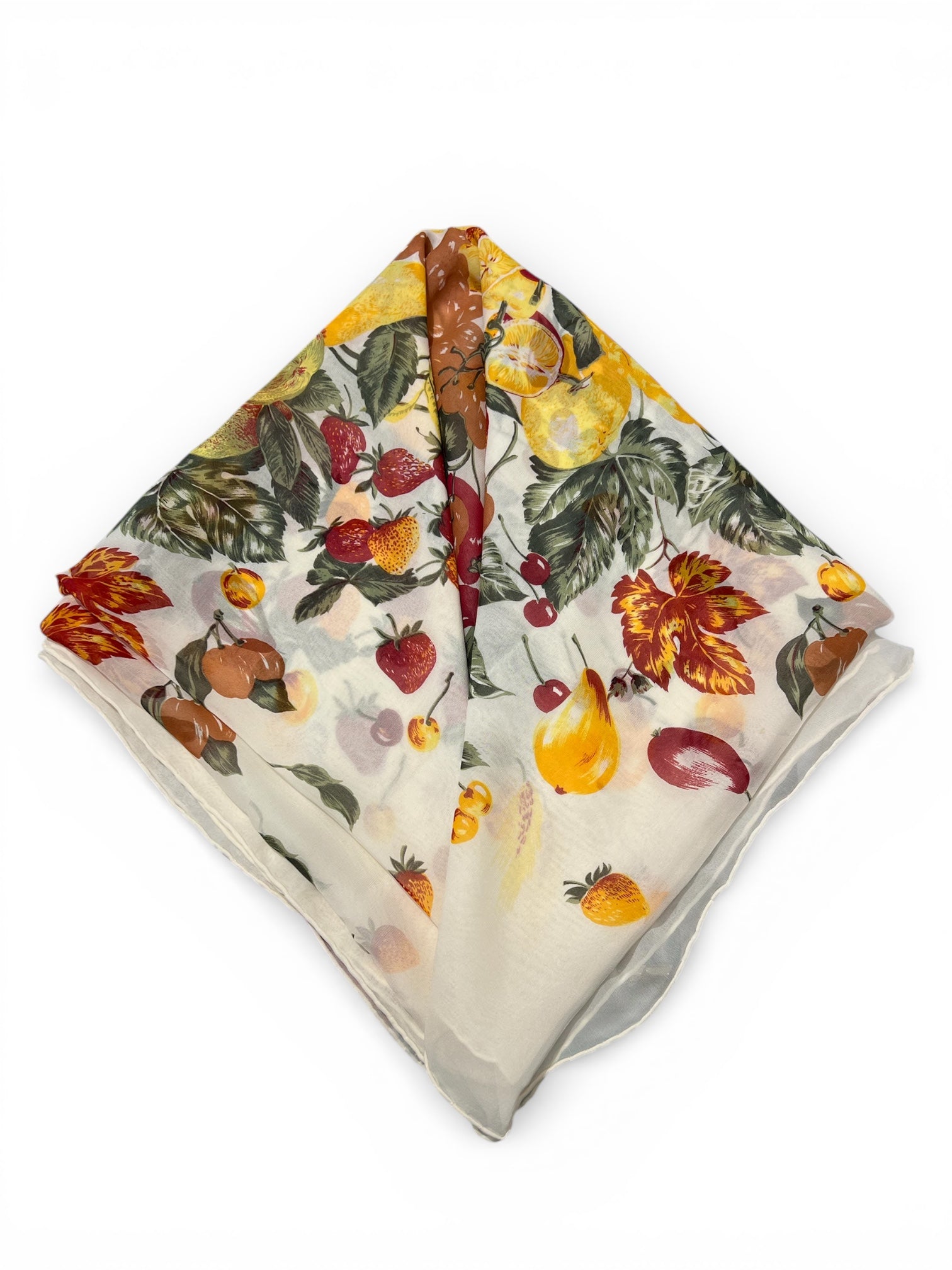 Christian Dior - Fruits silk scarf