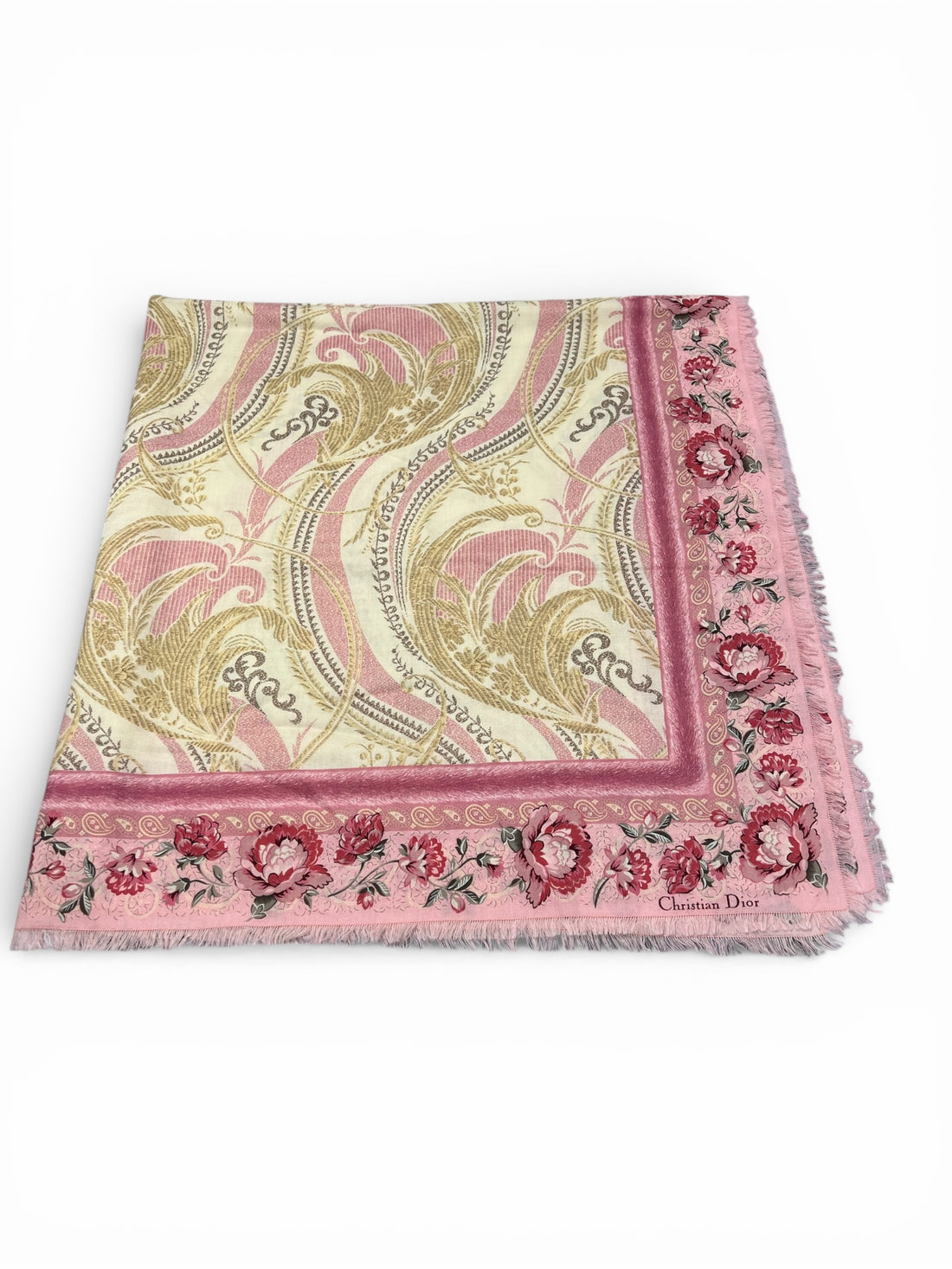 Christian Dior - Foulard carė rose