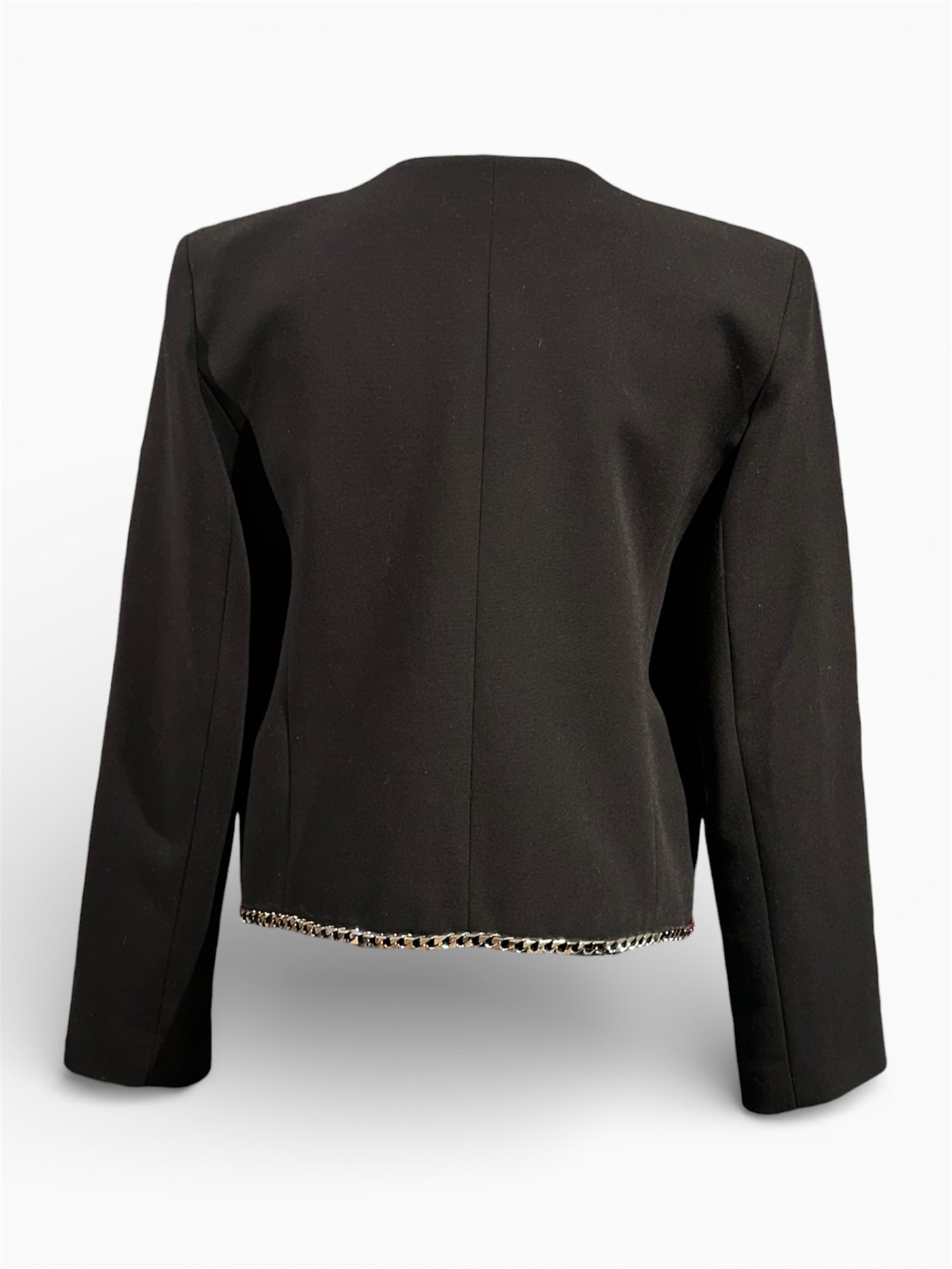 Sandro - Veste noir avec détails argenté T40