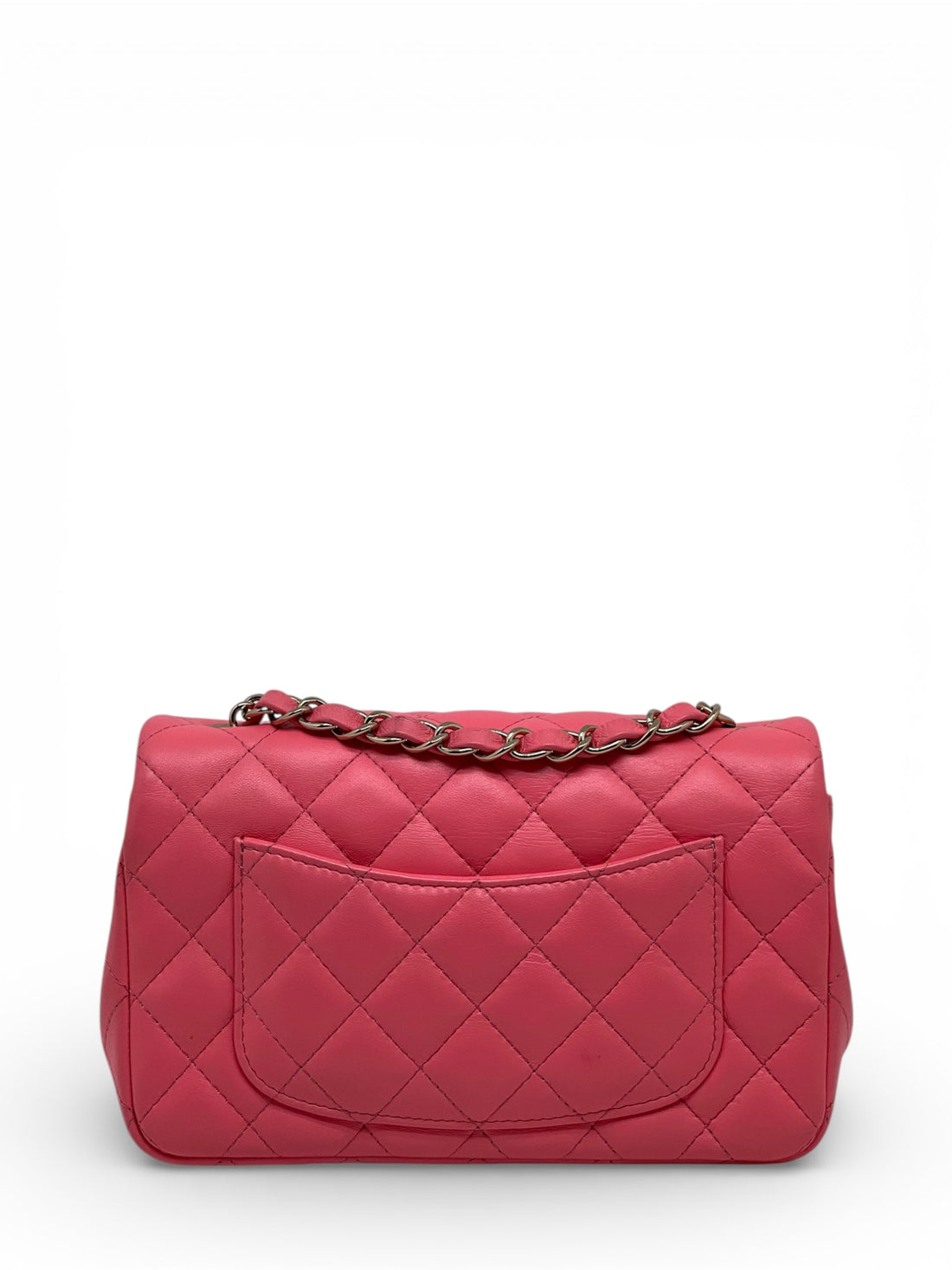 Chanel - Sac Mini rectangle Rose en cuir