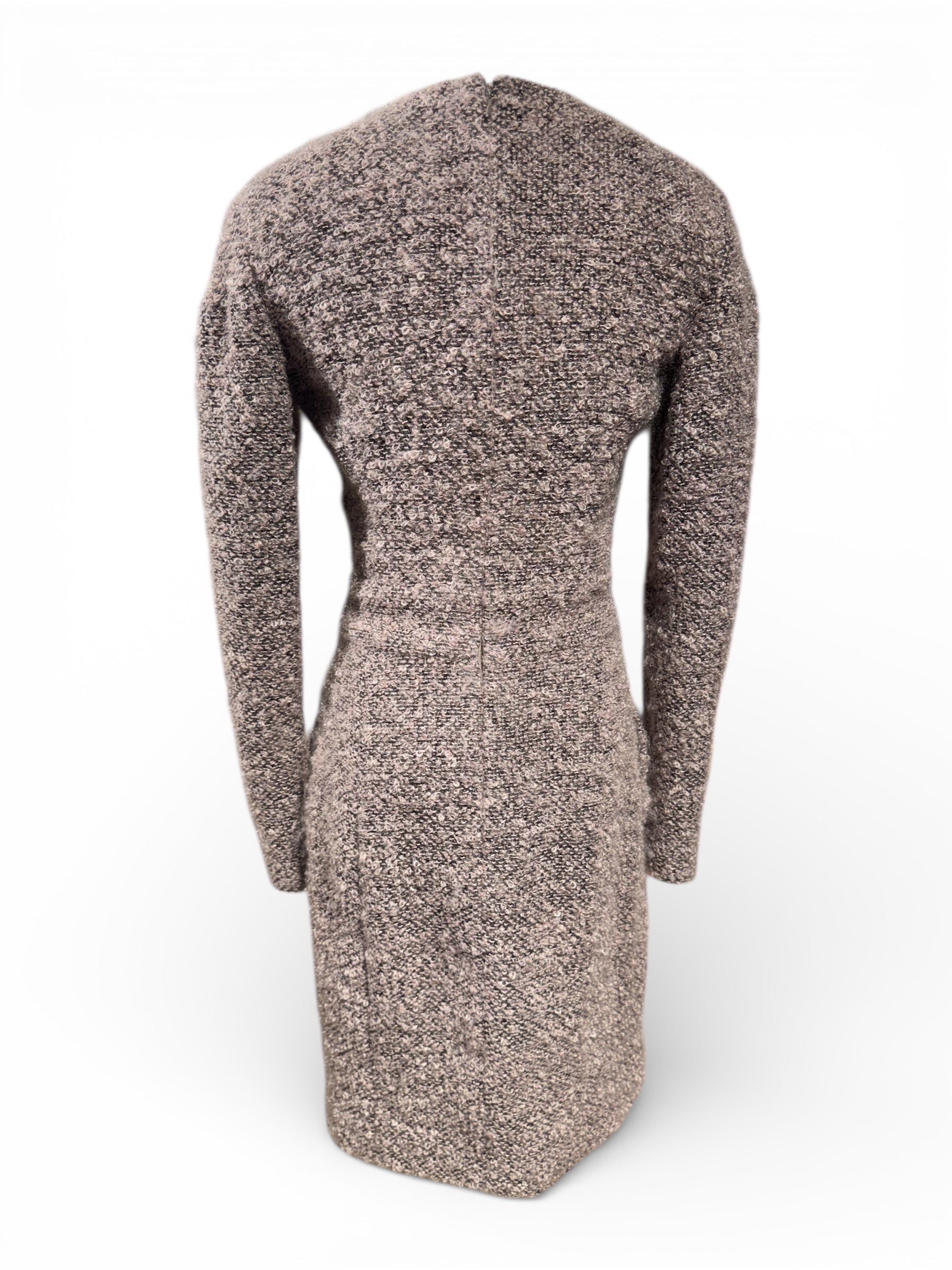 Chanel - Robe en laine mélangé T38