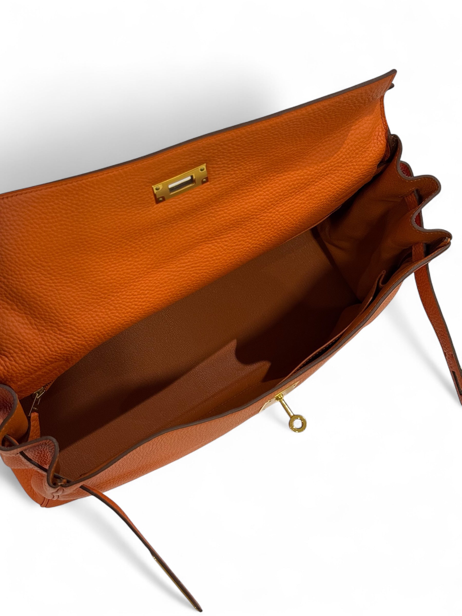 Hermès - Sac Kelly 35 orange