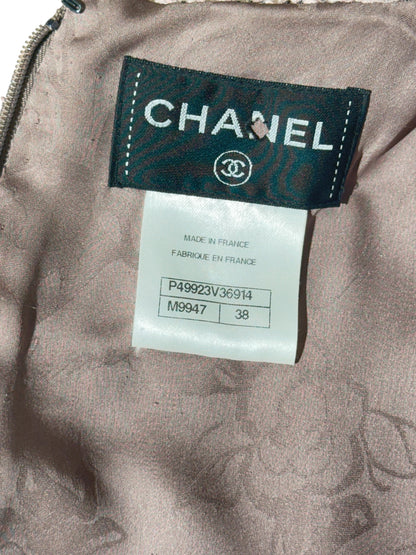 Chanel - Robe en laine mélangé T38