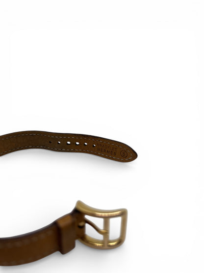 Hermès - Montre Kelly T.S beige