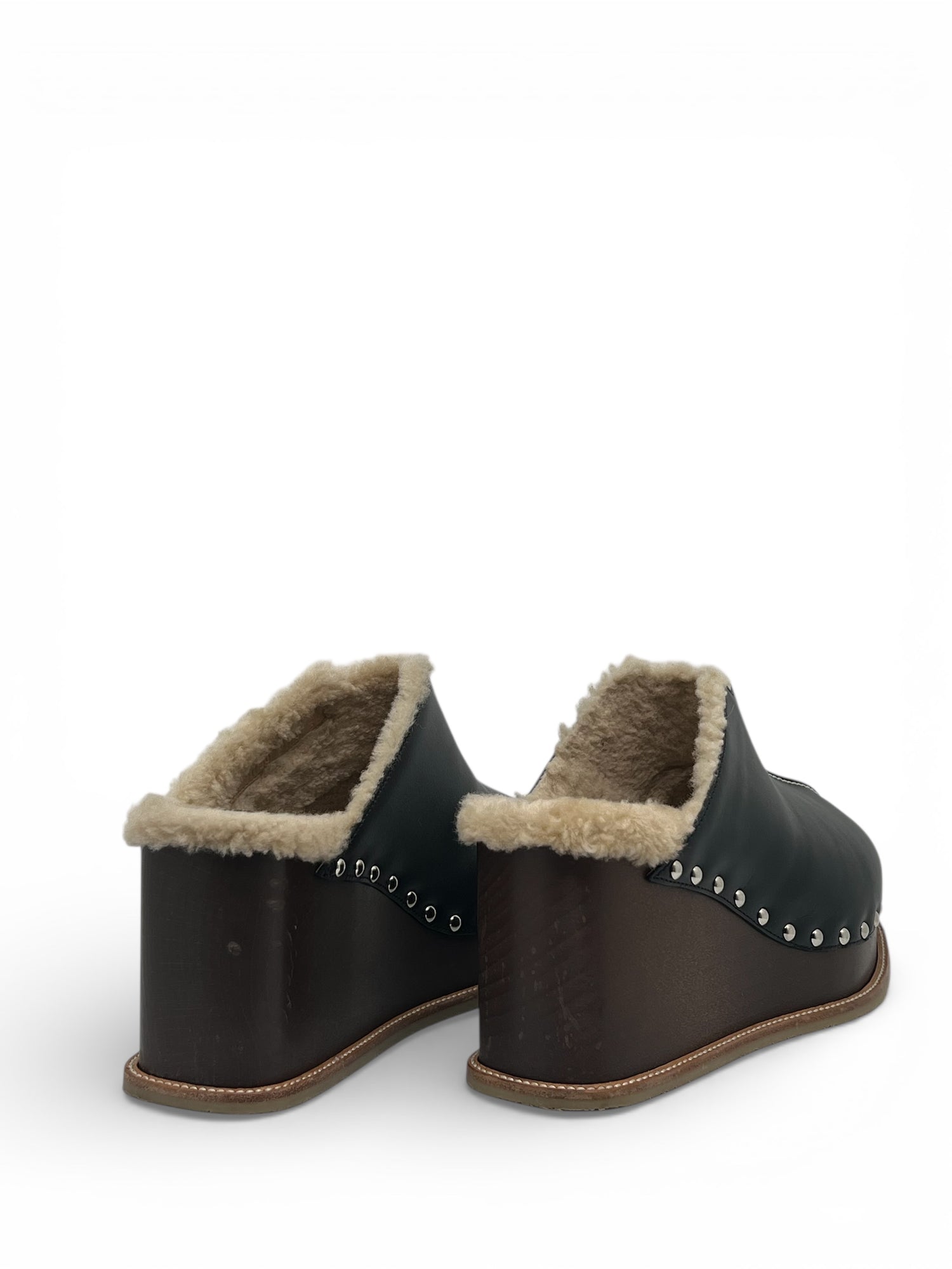 Hermès - Mules Earth T38