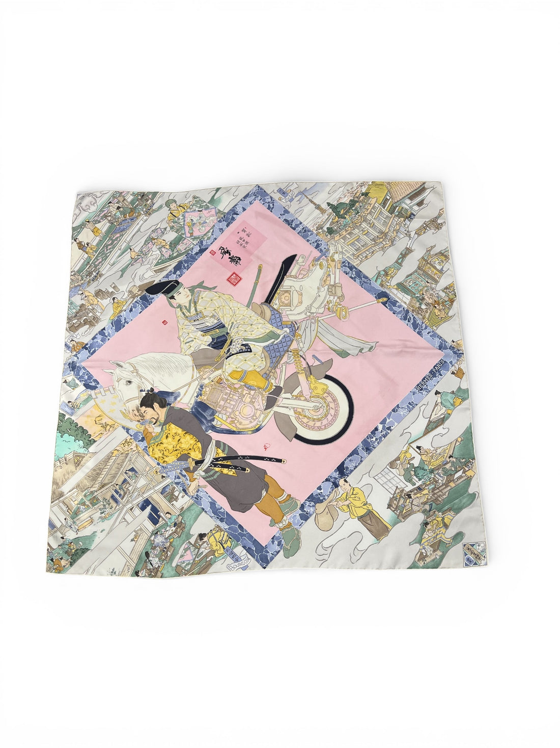 Hermès - Carré 90 « Bourgoin »