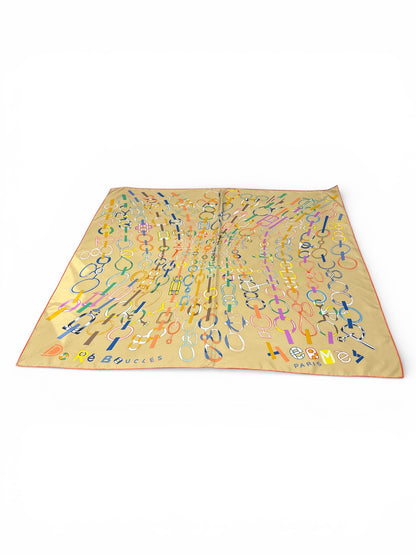 Hermès - Carré 90 « Doré bouclés »