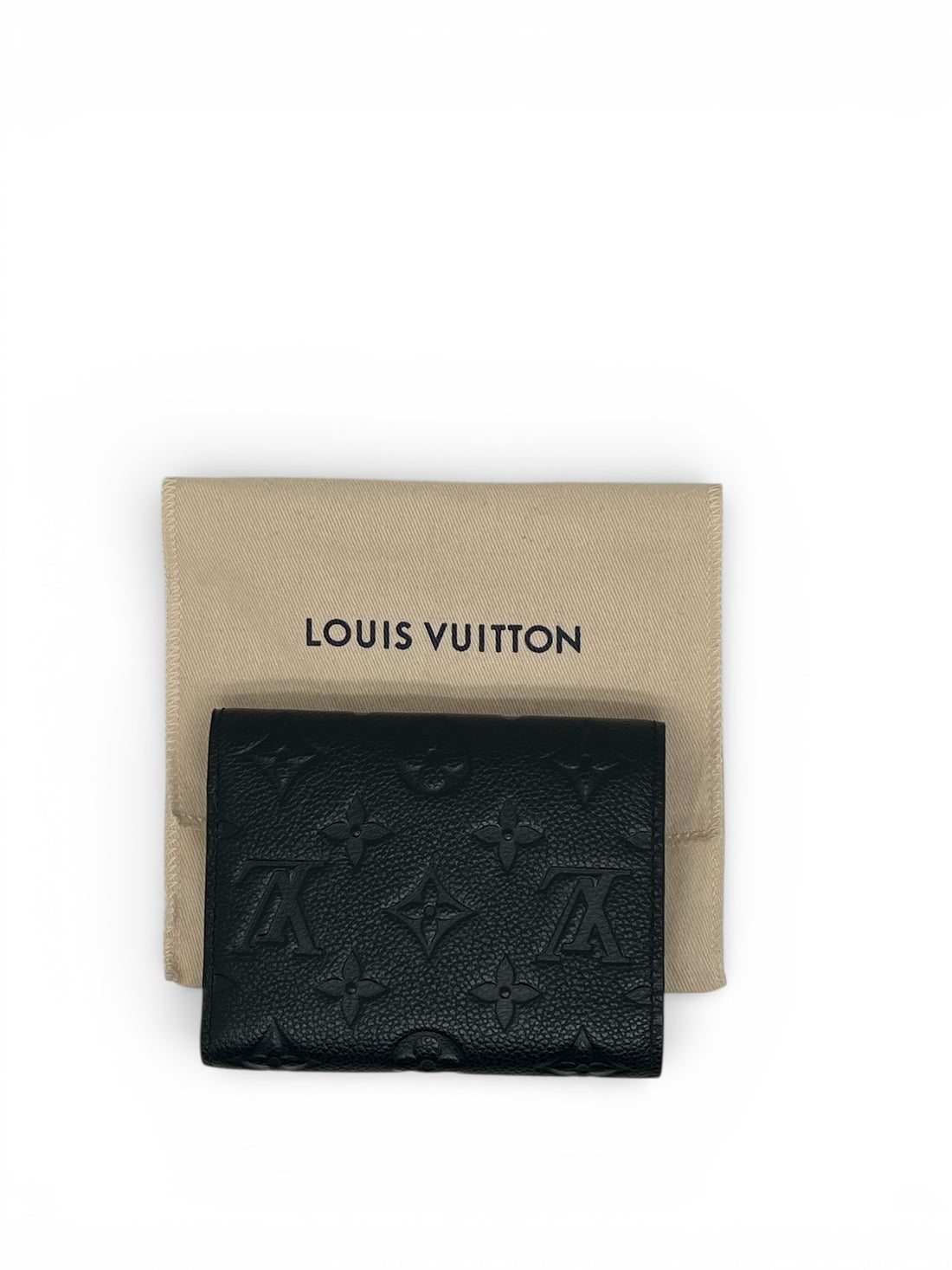 Louis Vuitton - Portefeuille en cuir zoé noir en cuir