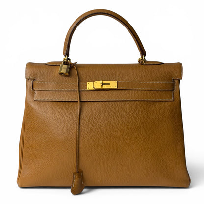 Hermès - Sac Kelly 35 Naturel