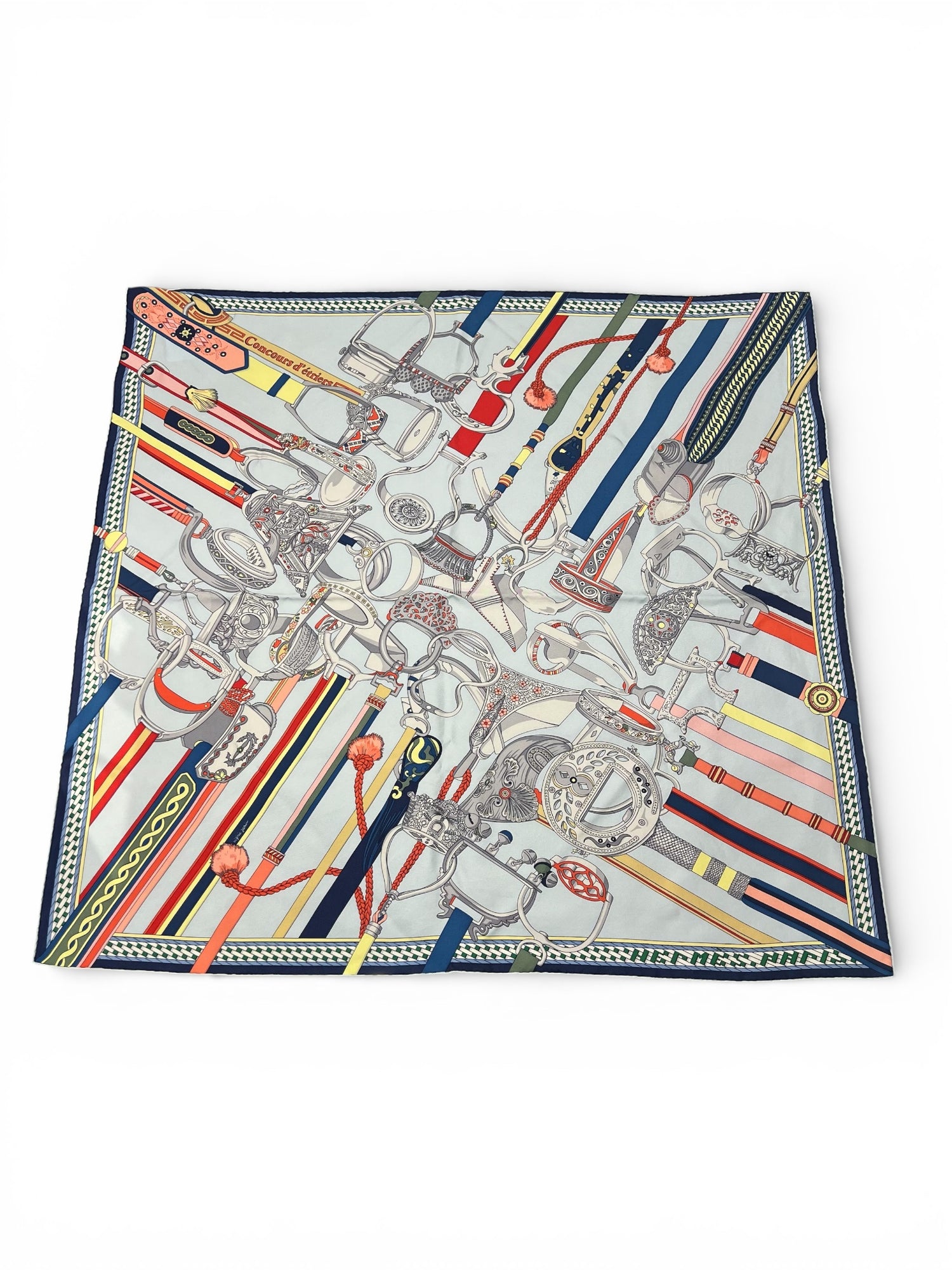 Hermès - Carré 90 « Concours d’étriers »