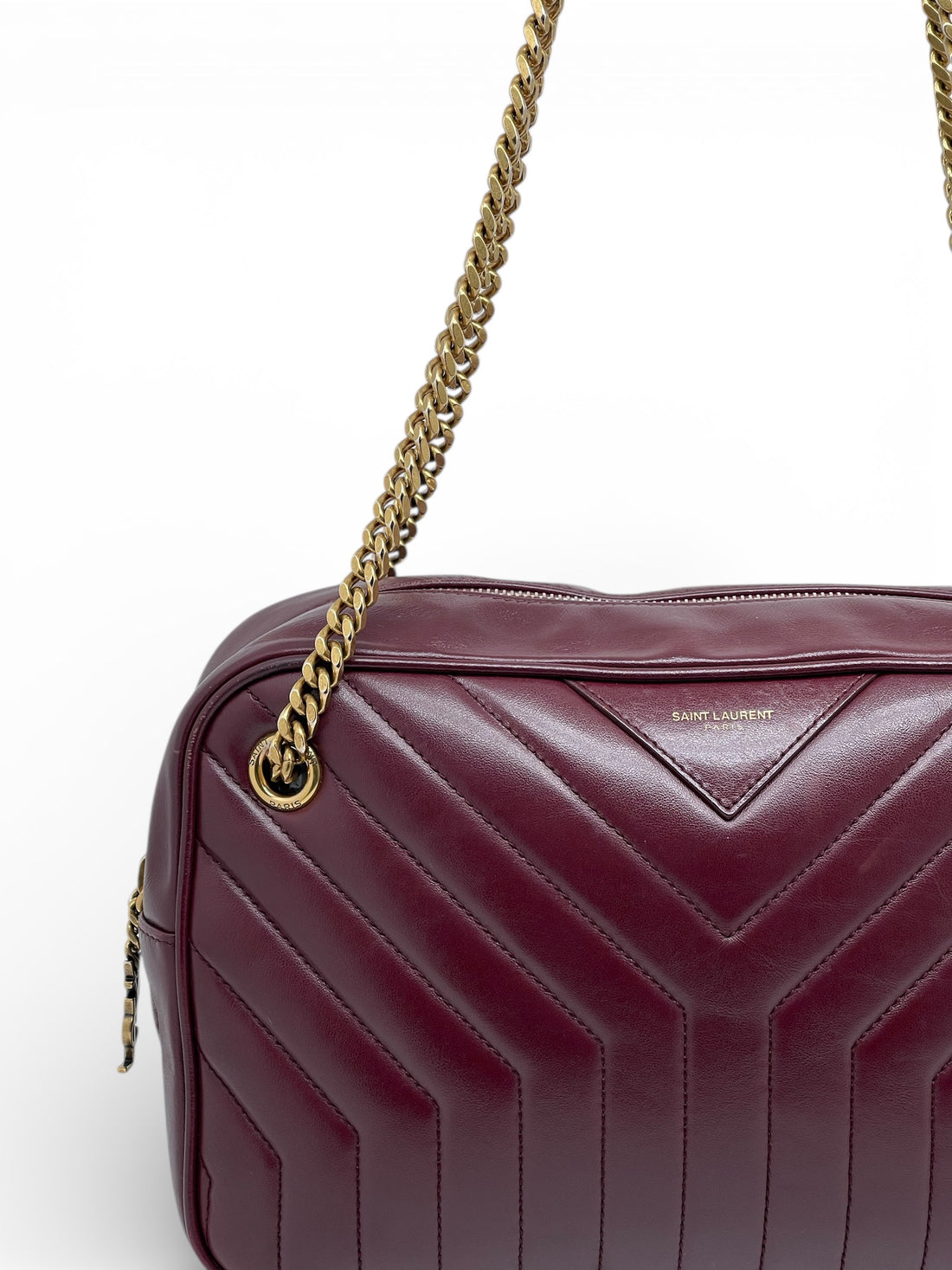 Saint Laurent - Sac Joan bordeaux