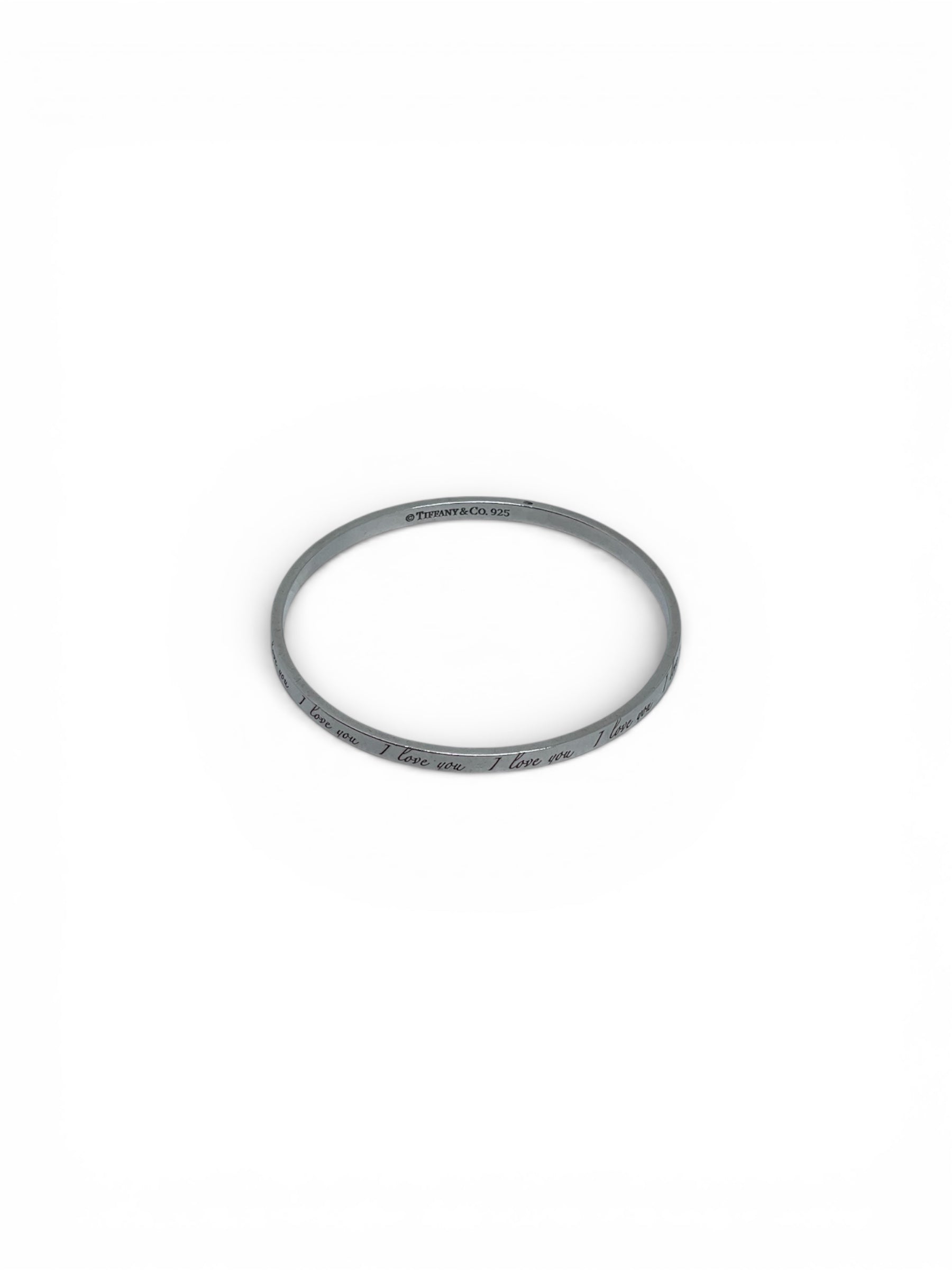 Tiffany &amp; Co - Bracelet en argent I LOVE YOU T.M
