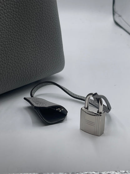 Hermès - Borsa Kelly 28 Grigio Gabbiano
