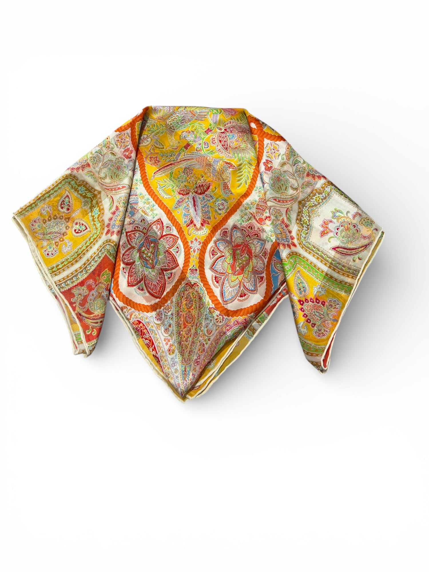 Christian Dior -  Châle fluide orange