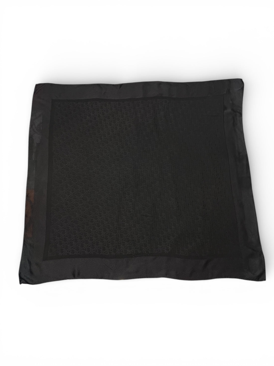 Christian Dior - Carré de soie monogram noir