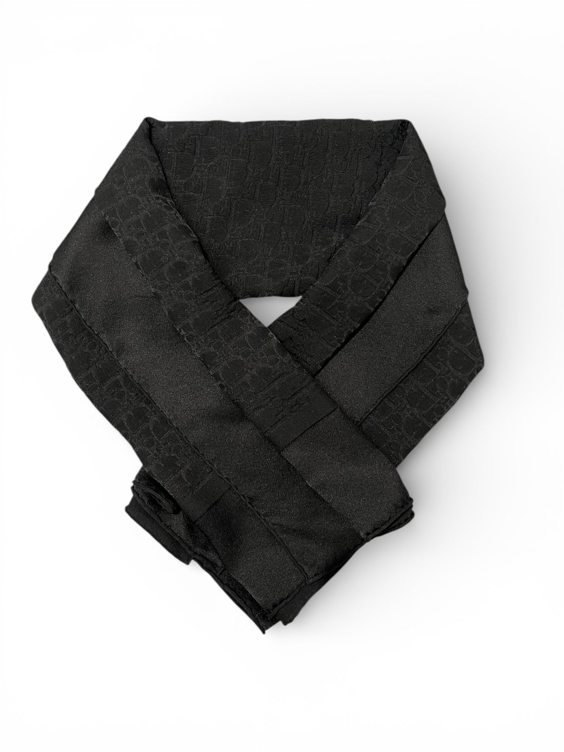Christian Dior - Carré de soie monogram noir