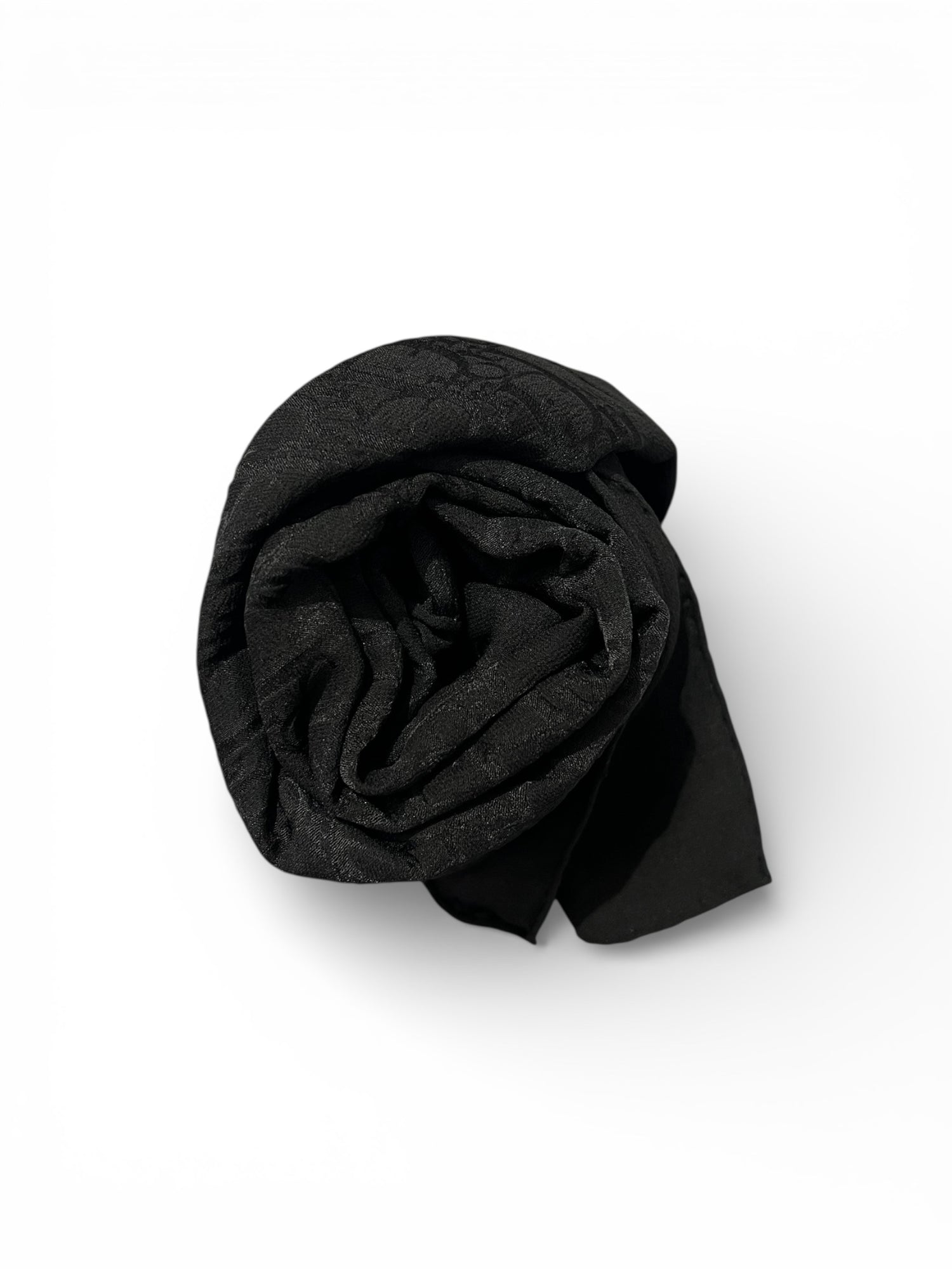 Christian Dior - Carré de soie monogram noir