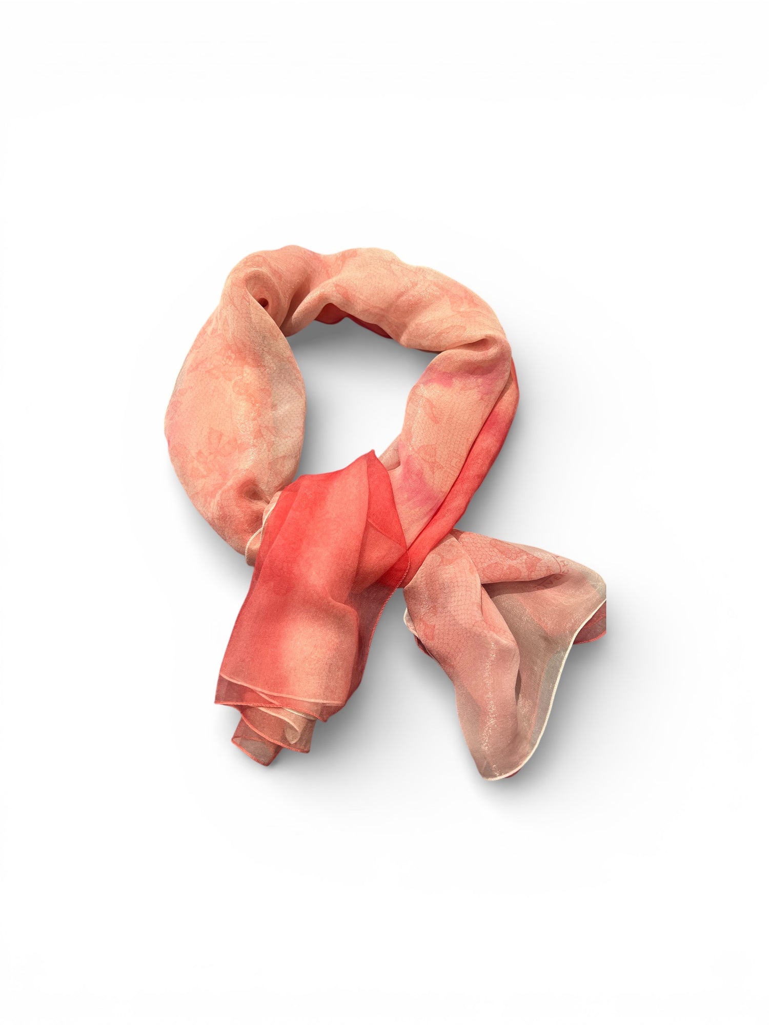 Givenchy - Echarpe en soie rose