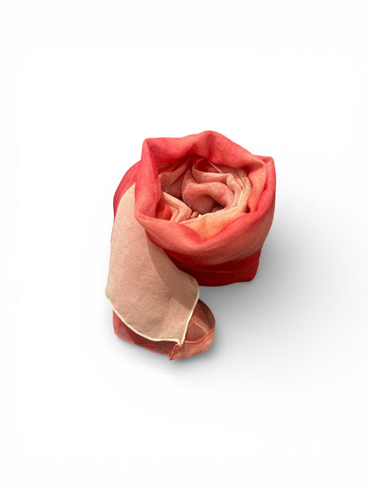 Givenchy - Echarpe en soie rose