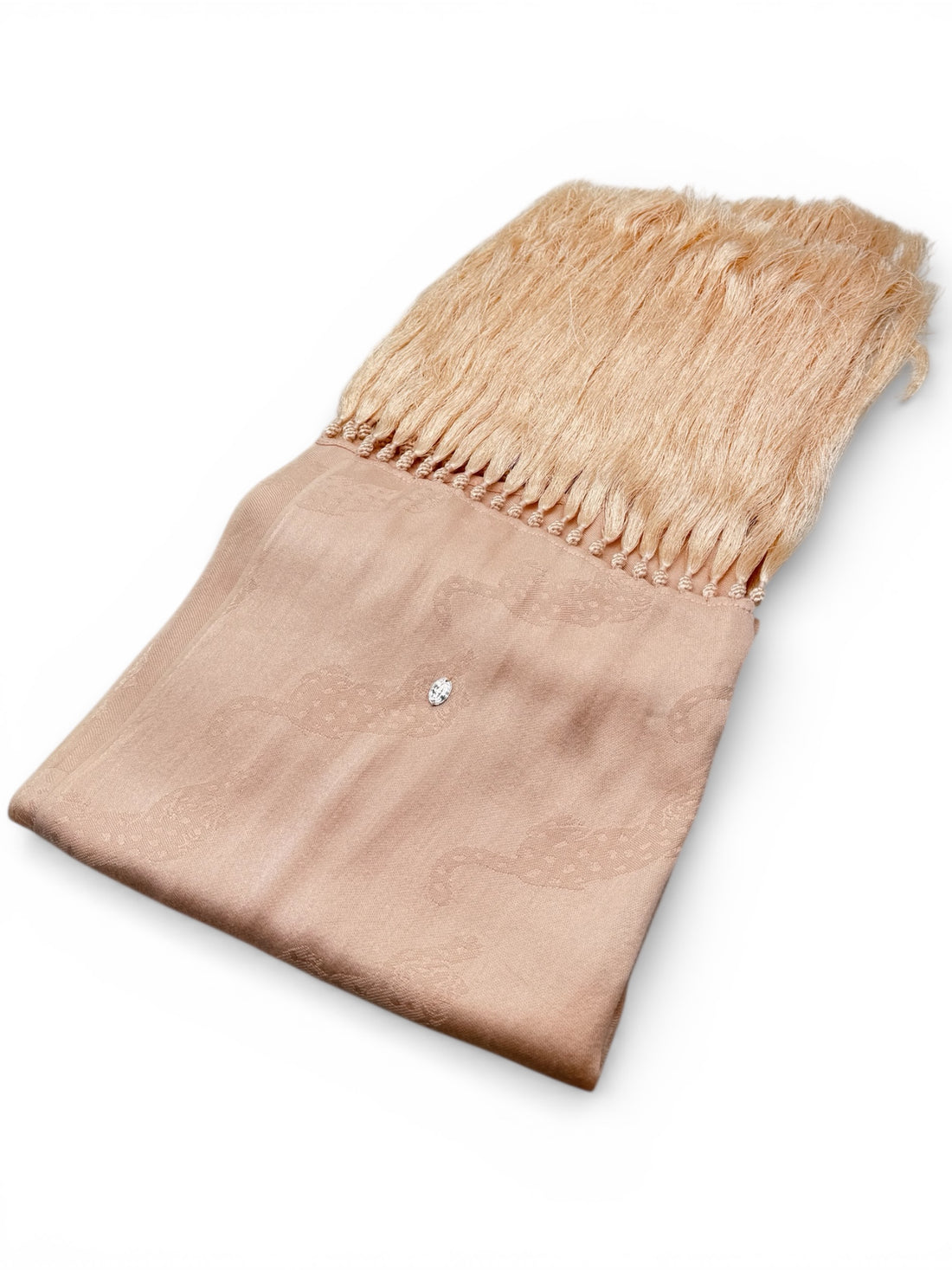 Cartier - Foulard à motif guépard en soie rose