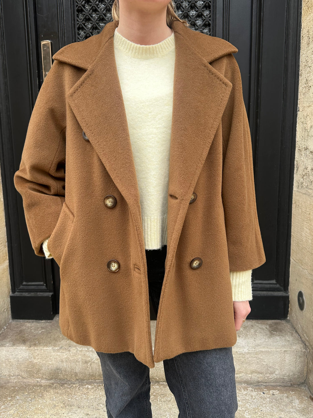 Max Mara - Kamelhaar-Kaschmirmantel