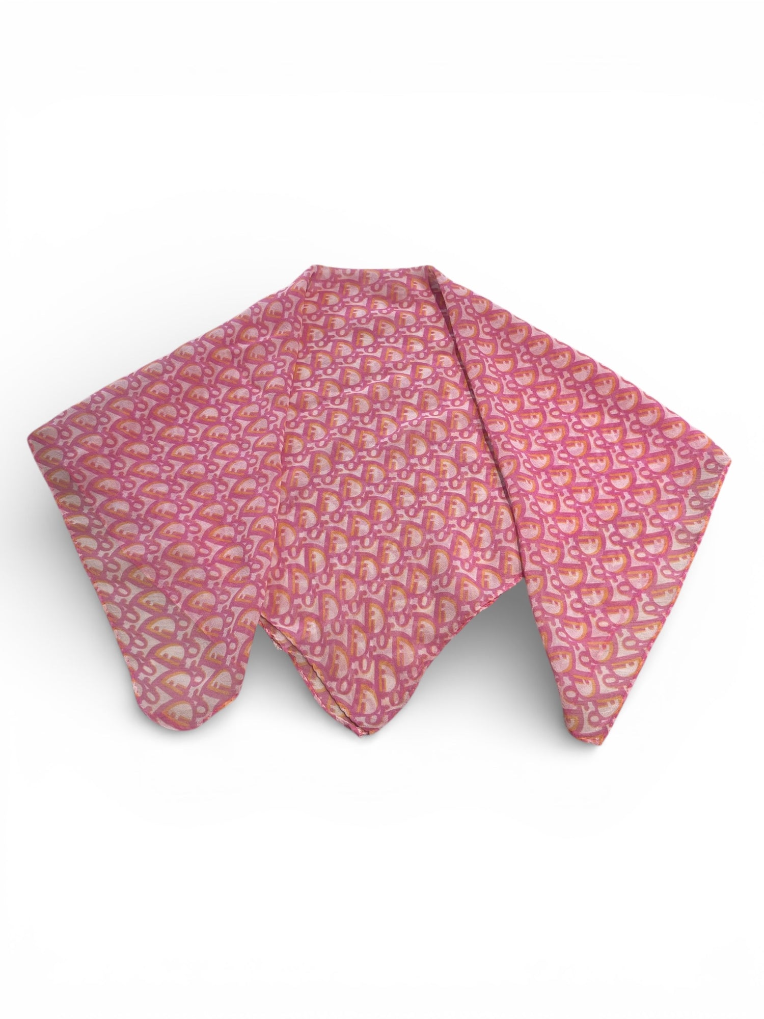 Christian Dior - Gavroche monogram rose et orange