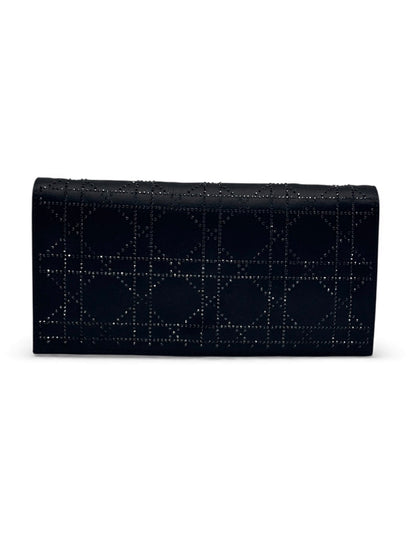 Dior - Sac à main paillettée en tissu noir