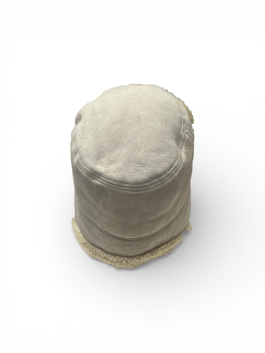 Hermès -  Chapka beige en agneau T56