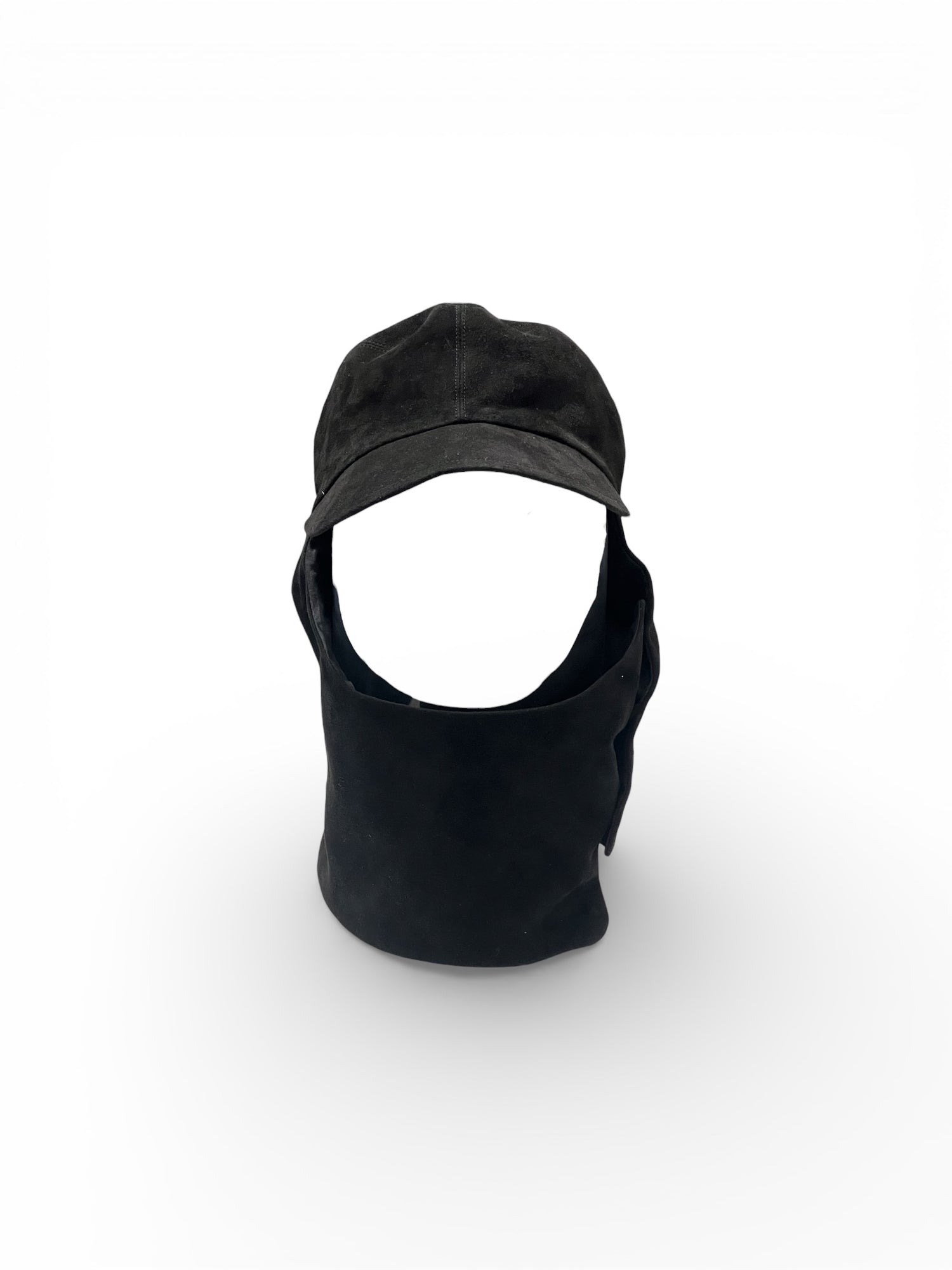 Christian Dior -  Cagoule en cuir noir T.57