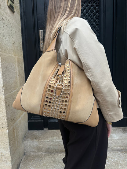 Gucci - Sac Jackie en daim
