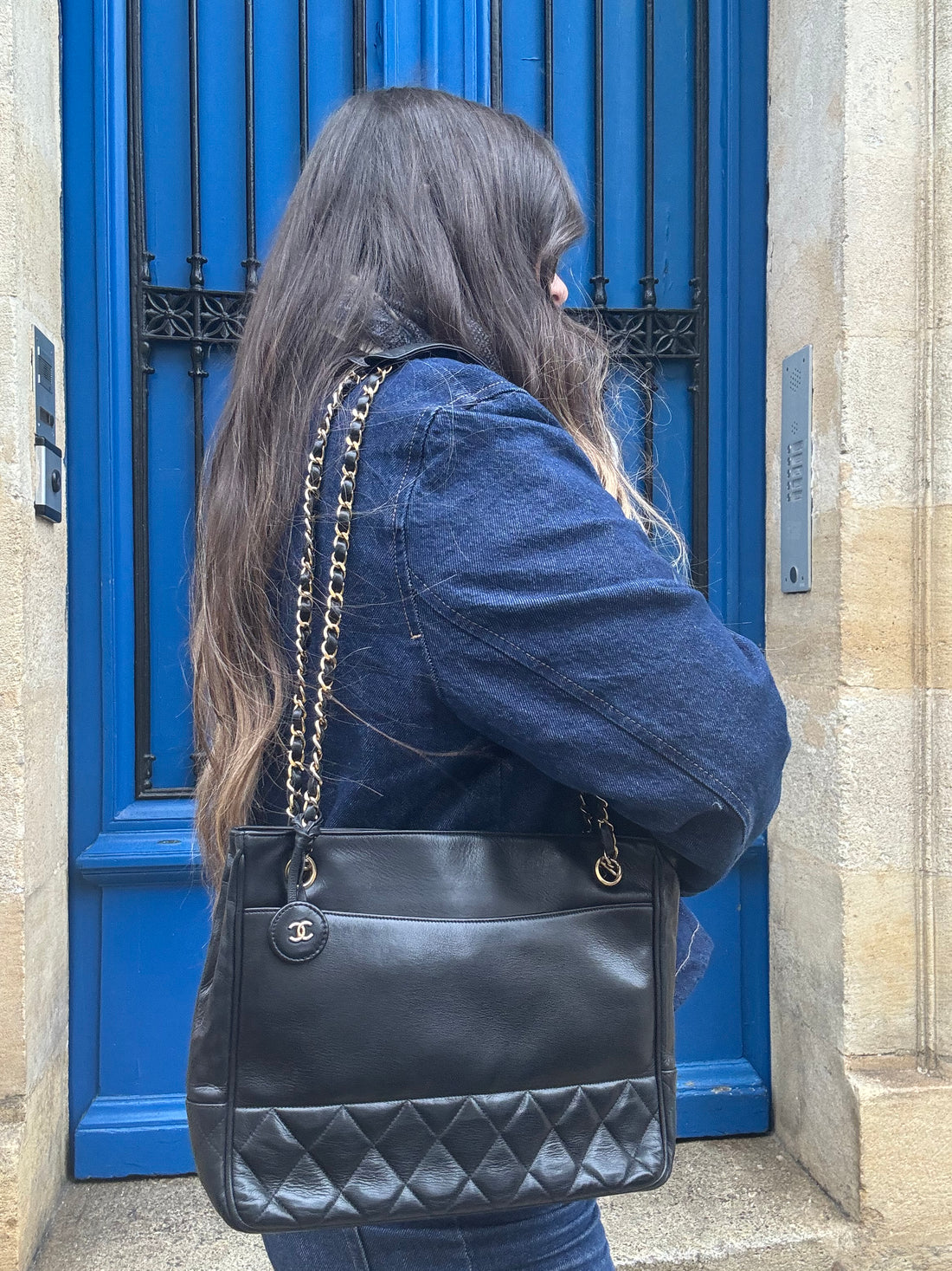 Chanel - Sac shopping vintage