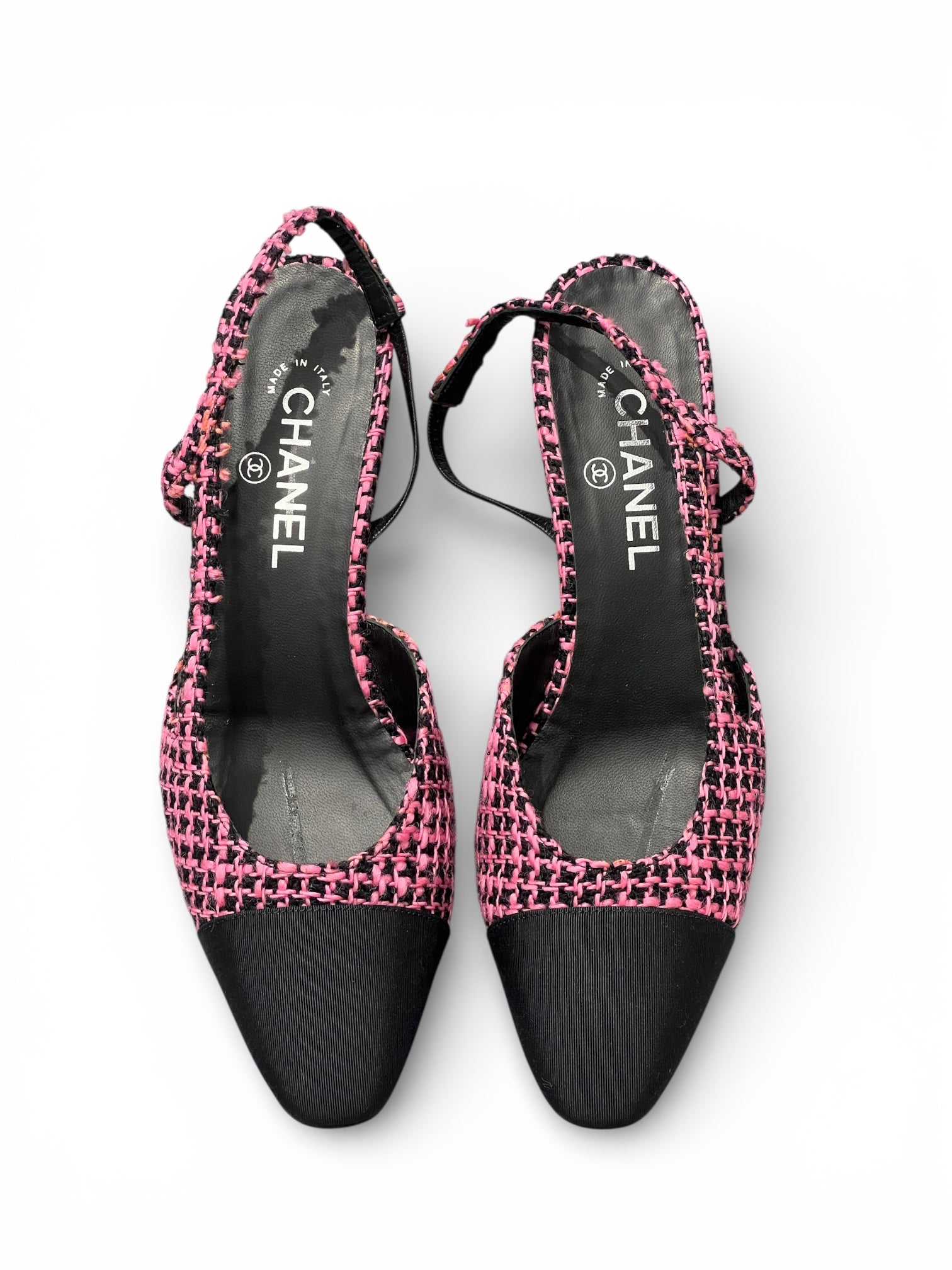 Chanel - Slingback aus Tweed T40C