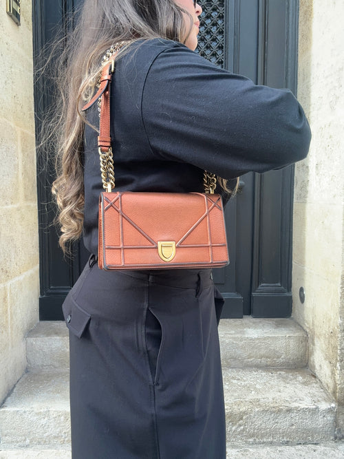 Christian Dior - Sac bandoulière Diorama Cuivre